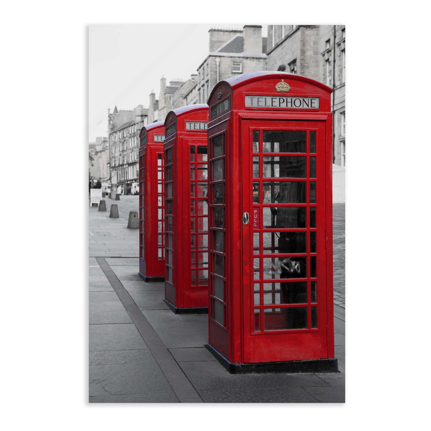 London Telephone Box - Leinwandbild Stadt