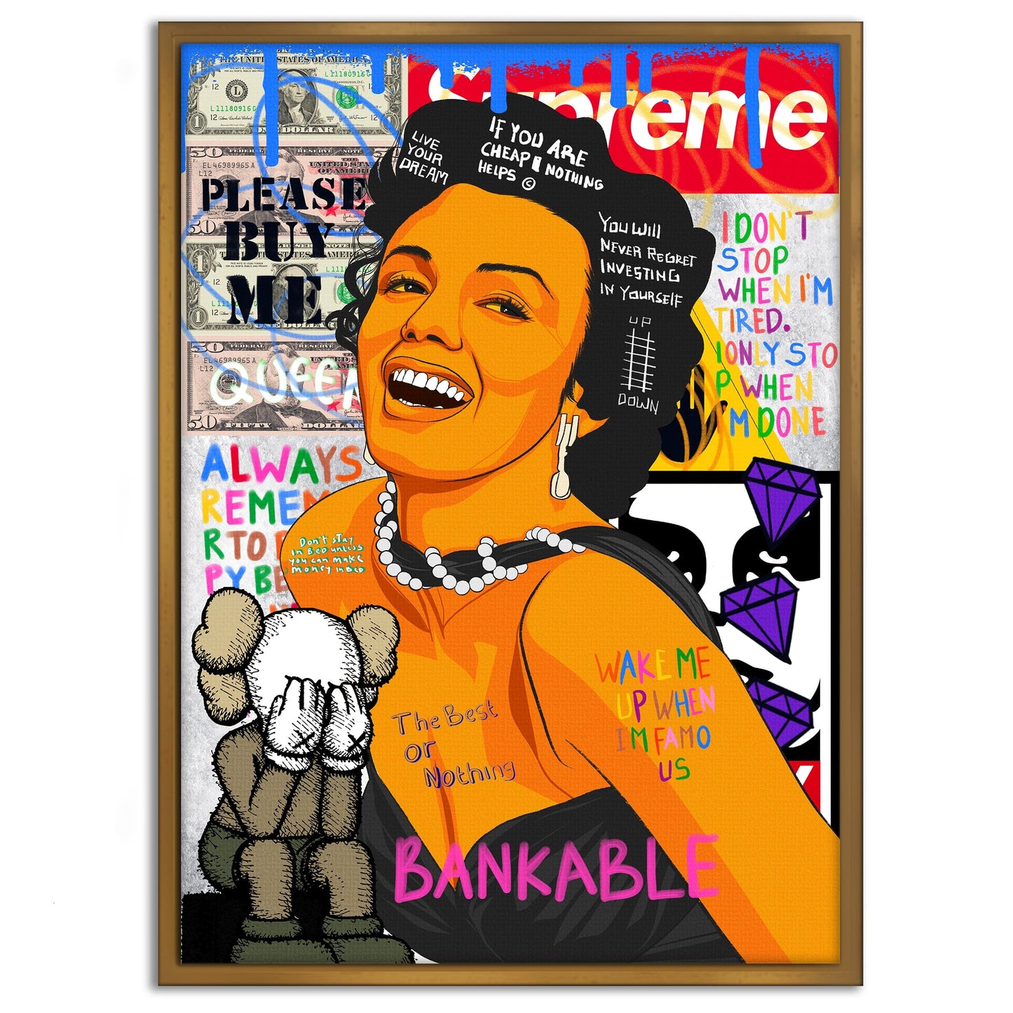 Marilyn Monroe - Leinwandbild Pop Art