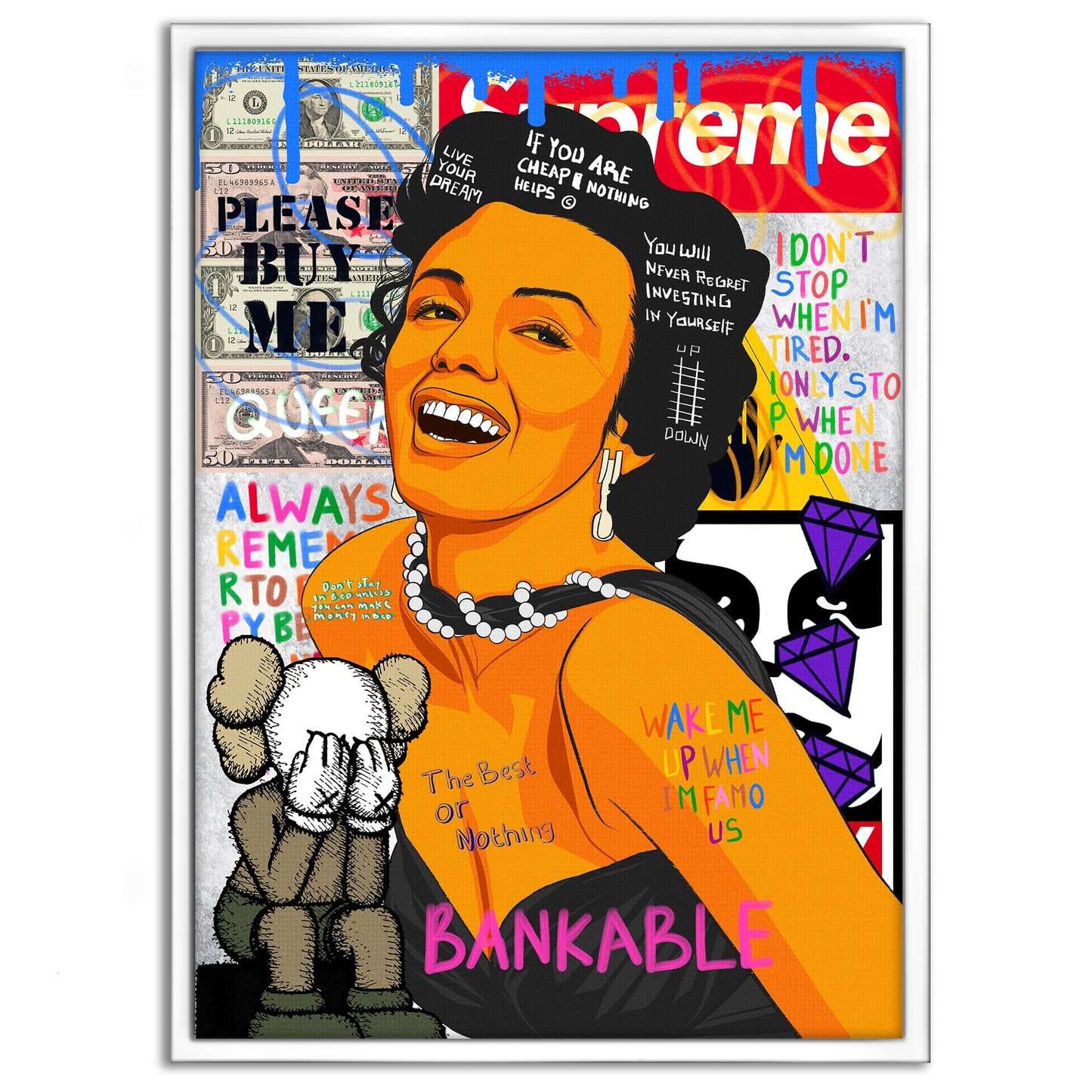 Marilyn Monroe - Leinwandbild Pop Art