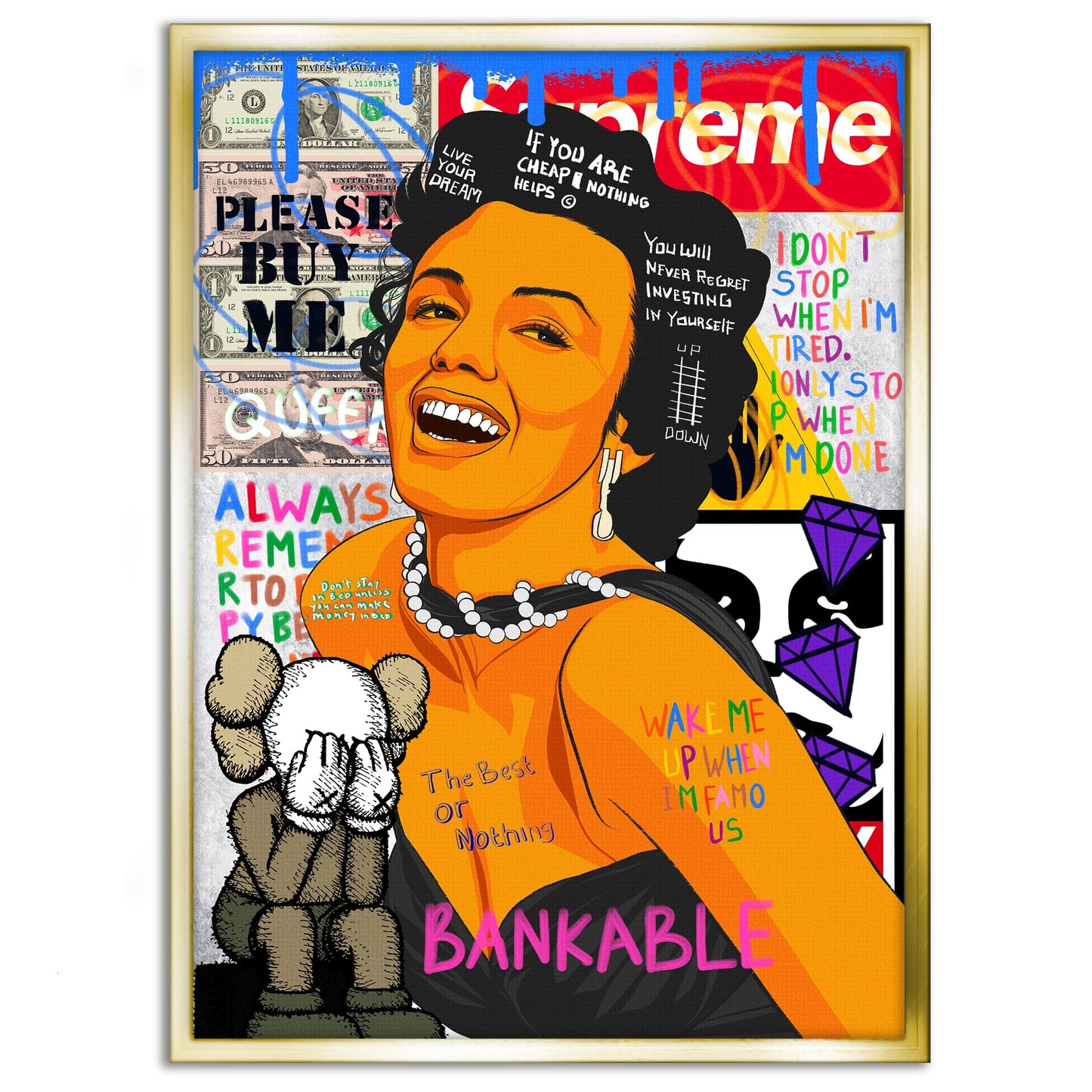 Marilyn Monroe - Leinwandbild Pop Art