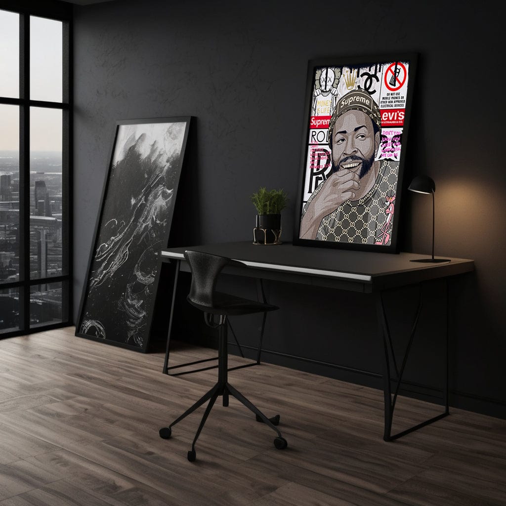 Marvin Gaye - Leinwandbild Pop Art