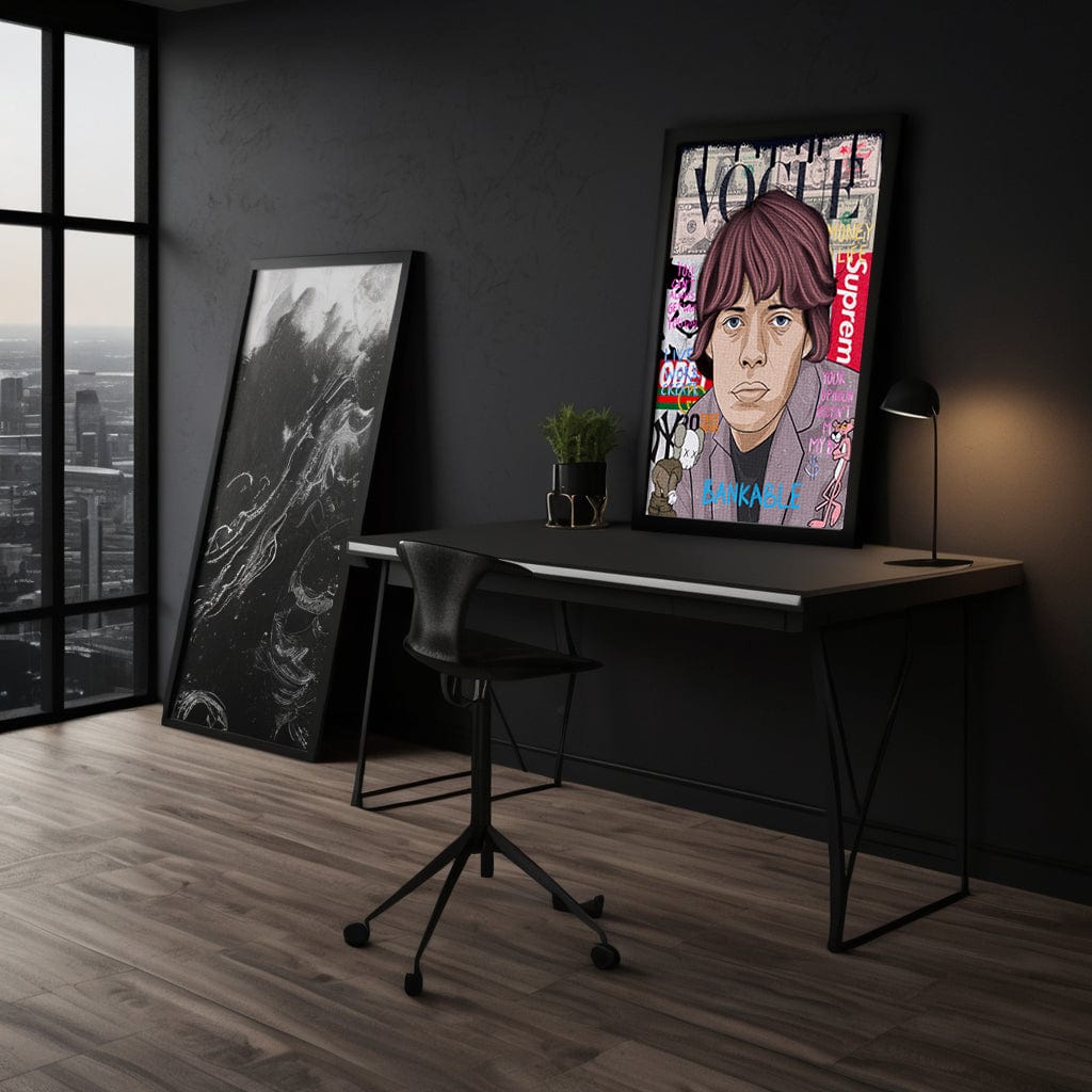 Mick Jagger - Leinwandbild Pop Art