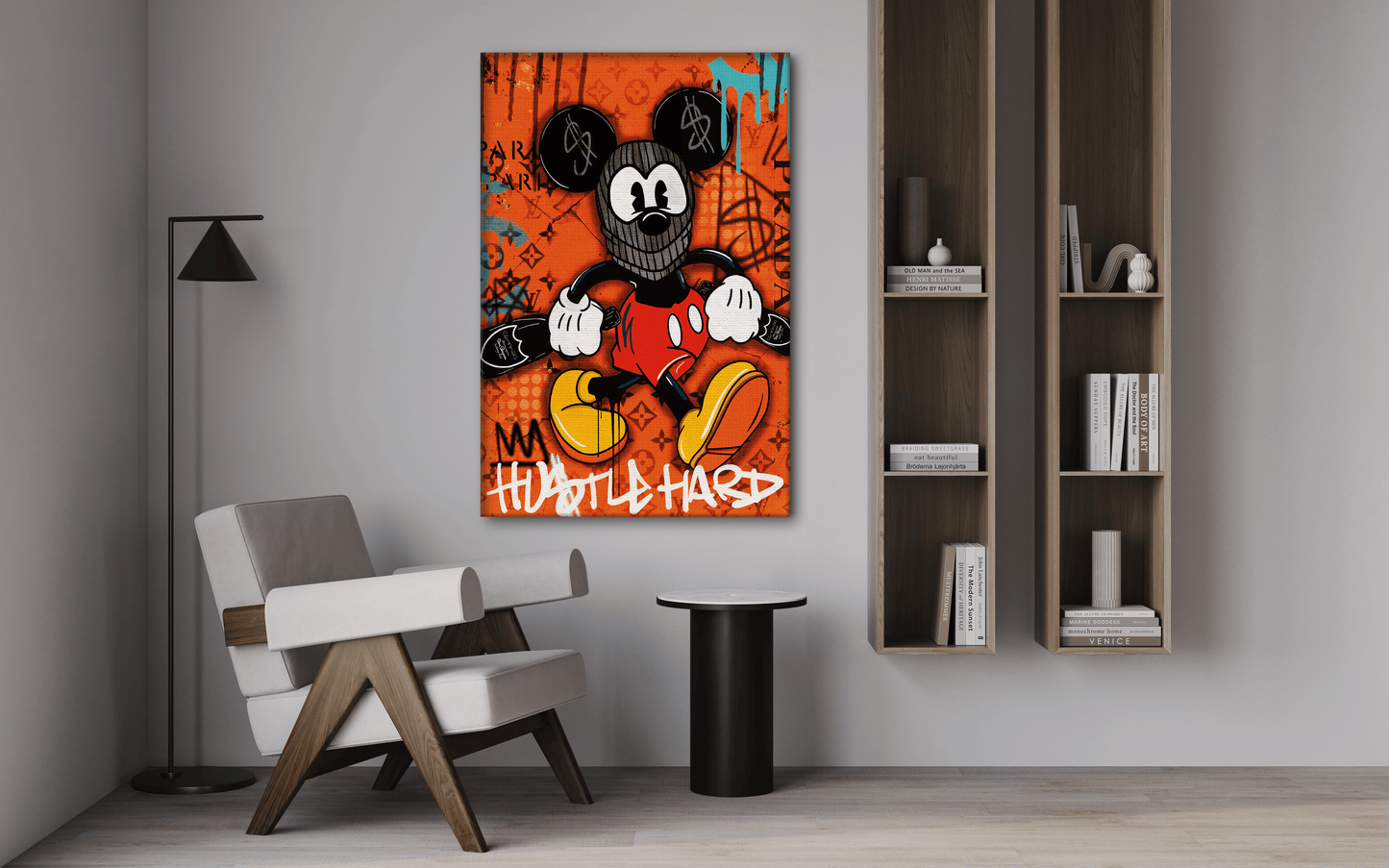 Mickey the thief - Leinwandbild Pop Art / Motivation