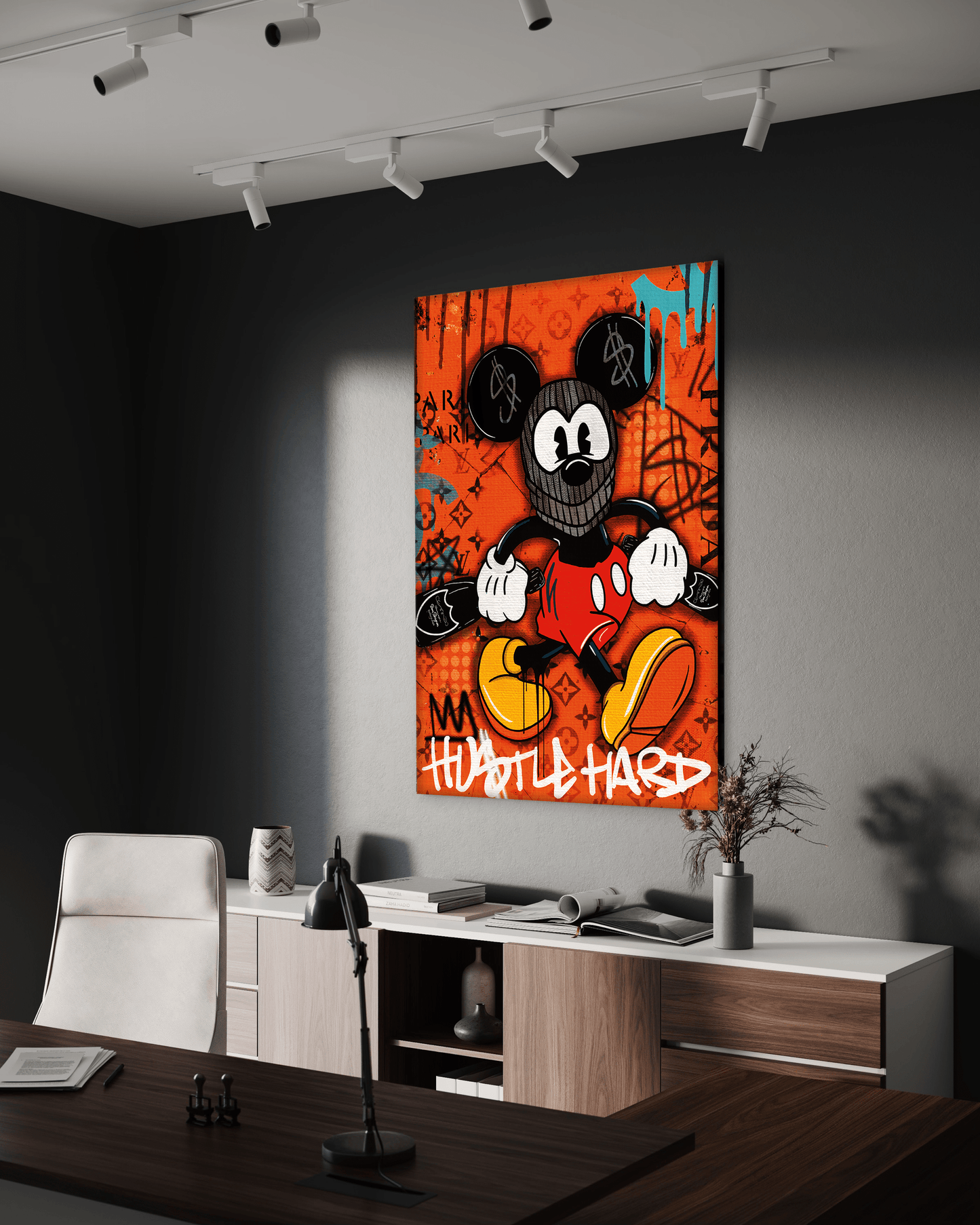 Mickey the thief - Leinwandbild Pop Art / Motivation