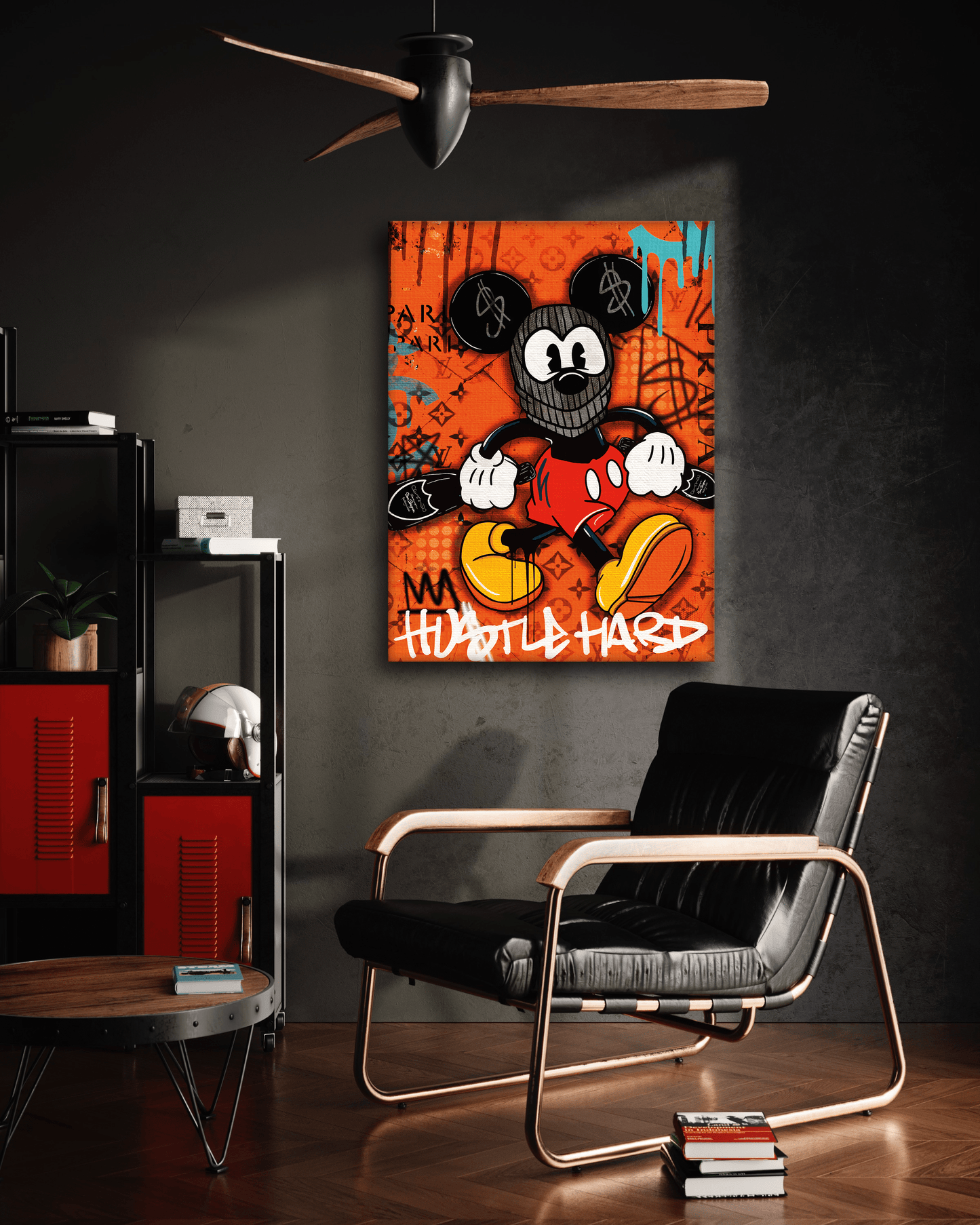 Mickey the thief - Leinwandbild Pop Art / Motivation