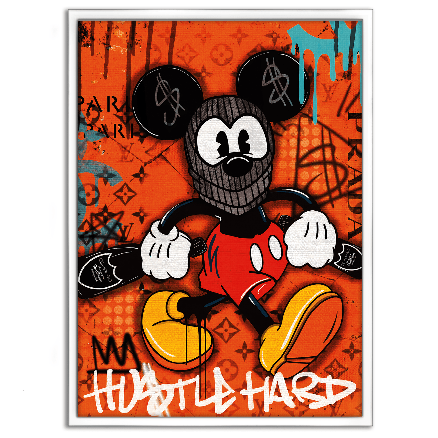 Mickey the thief - Leinwandbild Pop Art / Motivation