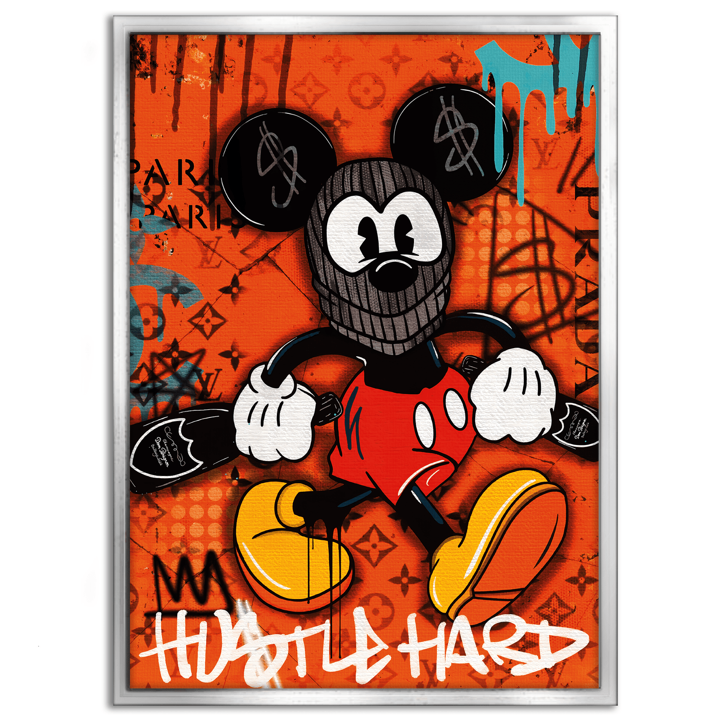 Mickey the thief - Leinwandbild Pop Art / Motivation