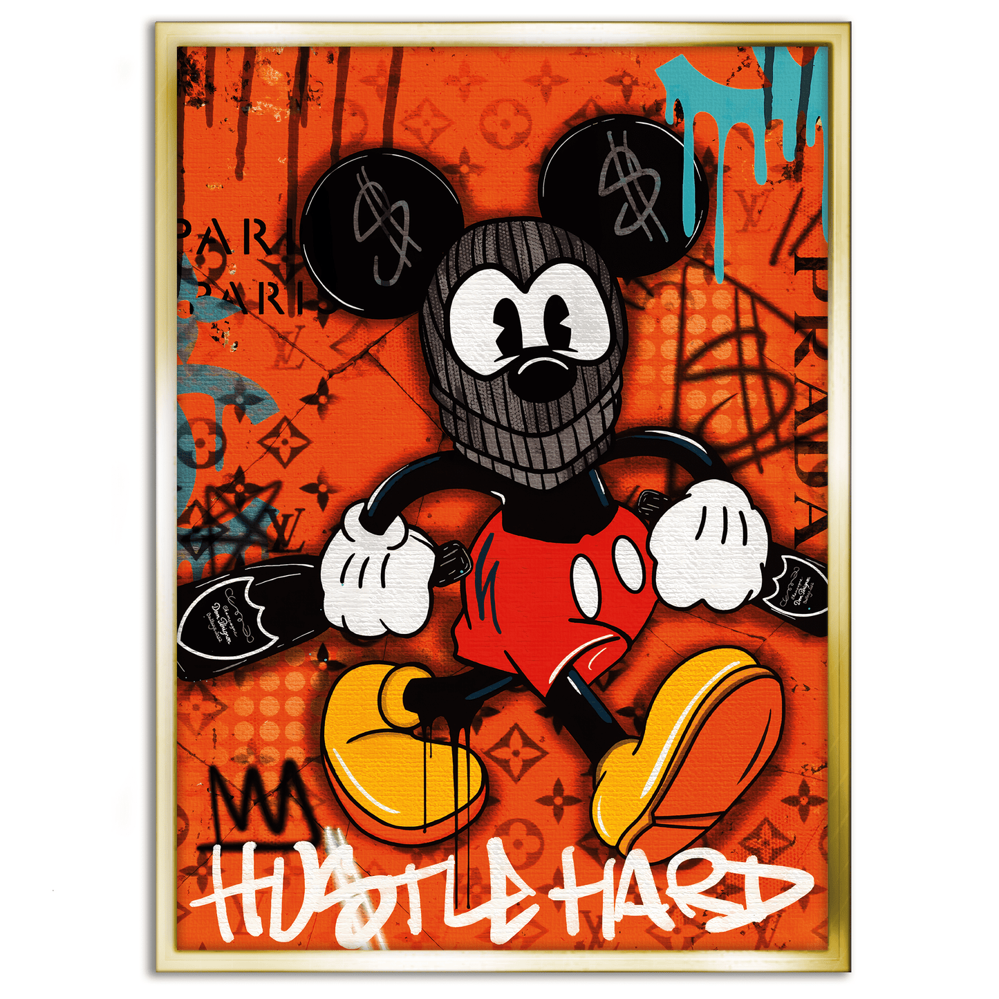 Mickey the thief - Leinwandbild Pop Art / Motivation