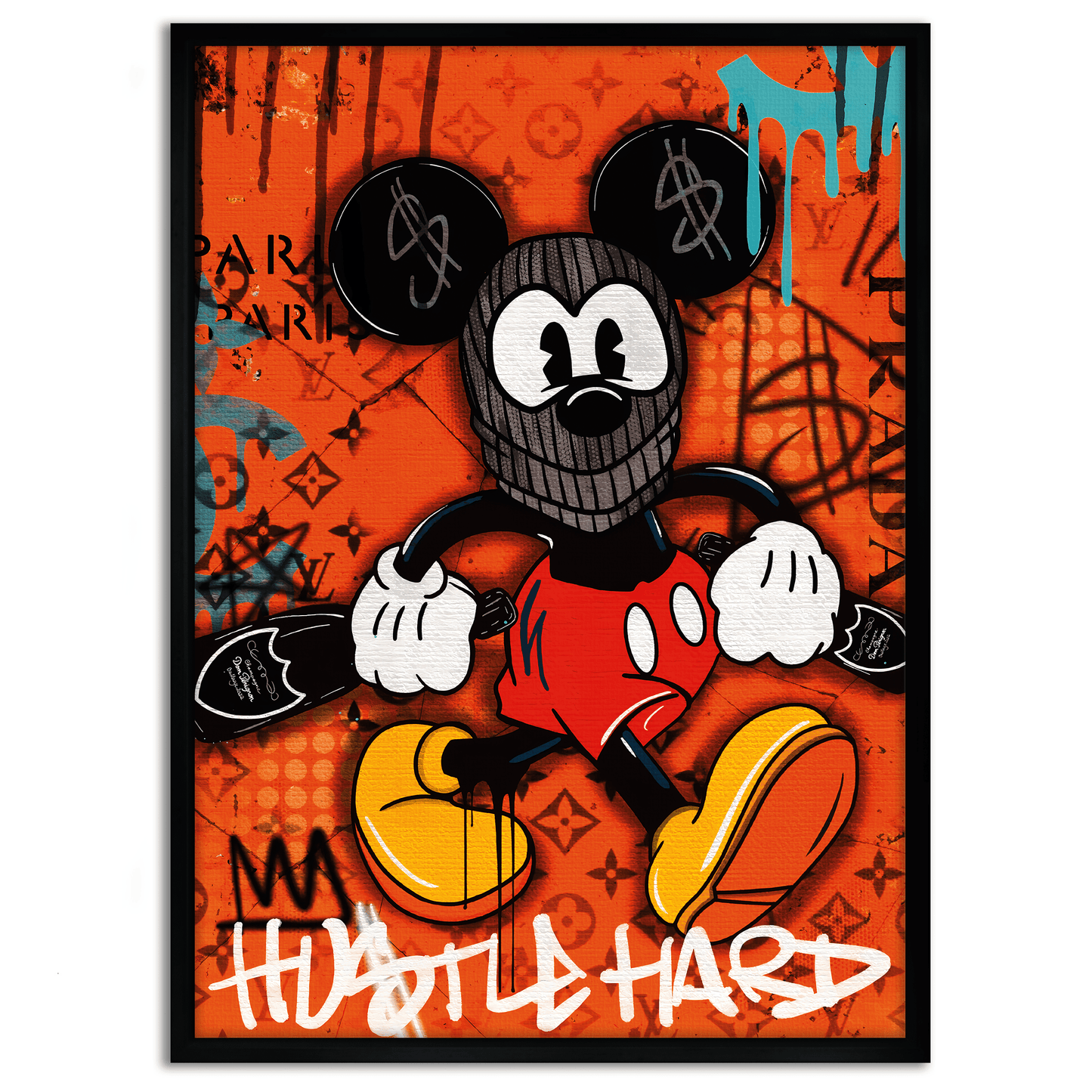 Mickey the thief - Leinwandbild Pop Art / Motivation
