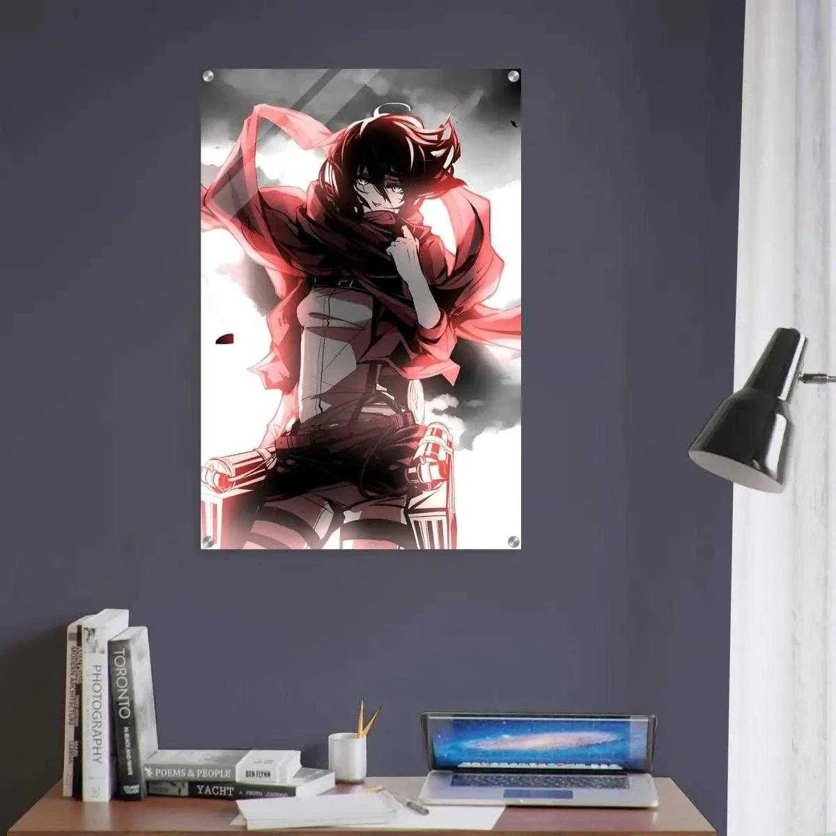 Mikasa - Attack on Titan - Anime Leinwandbild