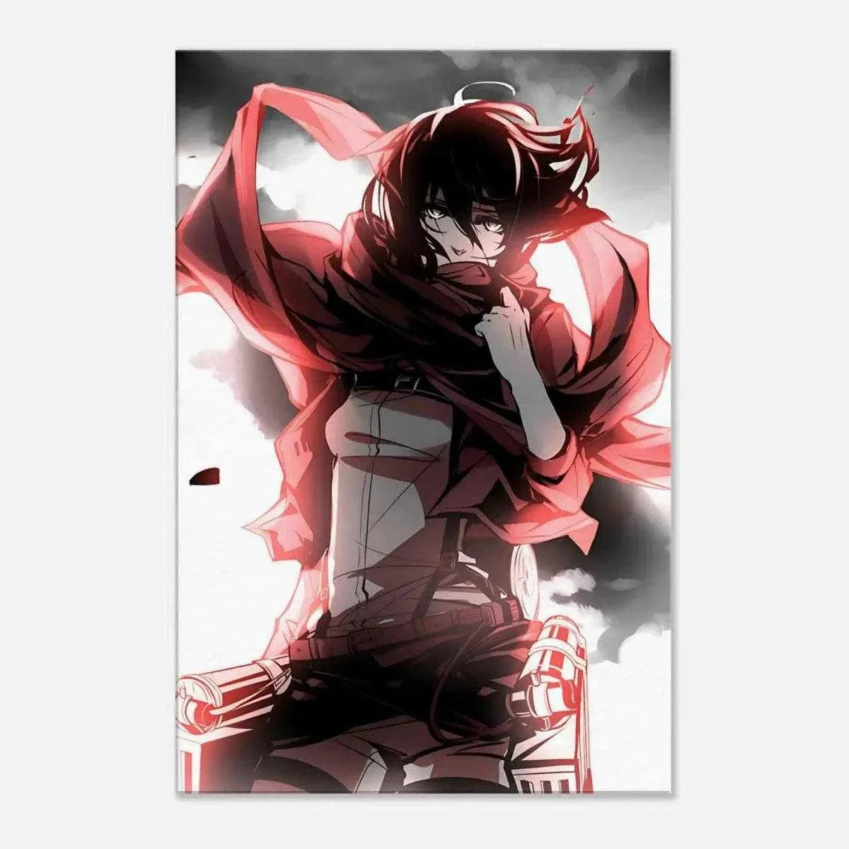 Mikasa - Attack on Titan - Anime Leinwandbild