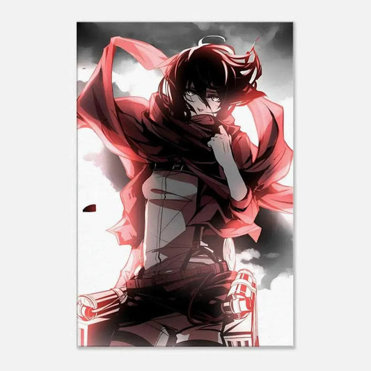 Mikasa - Attack on Titan - Anime Leinwandbild