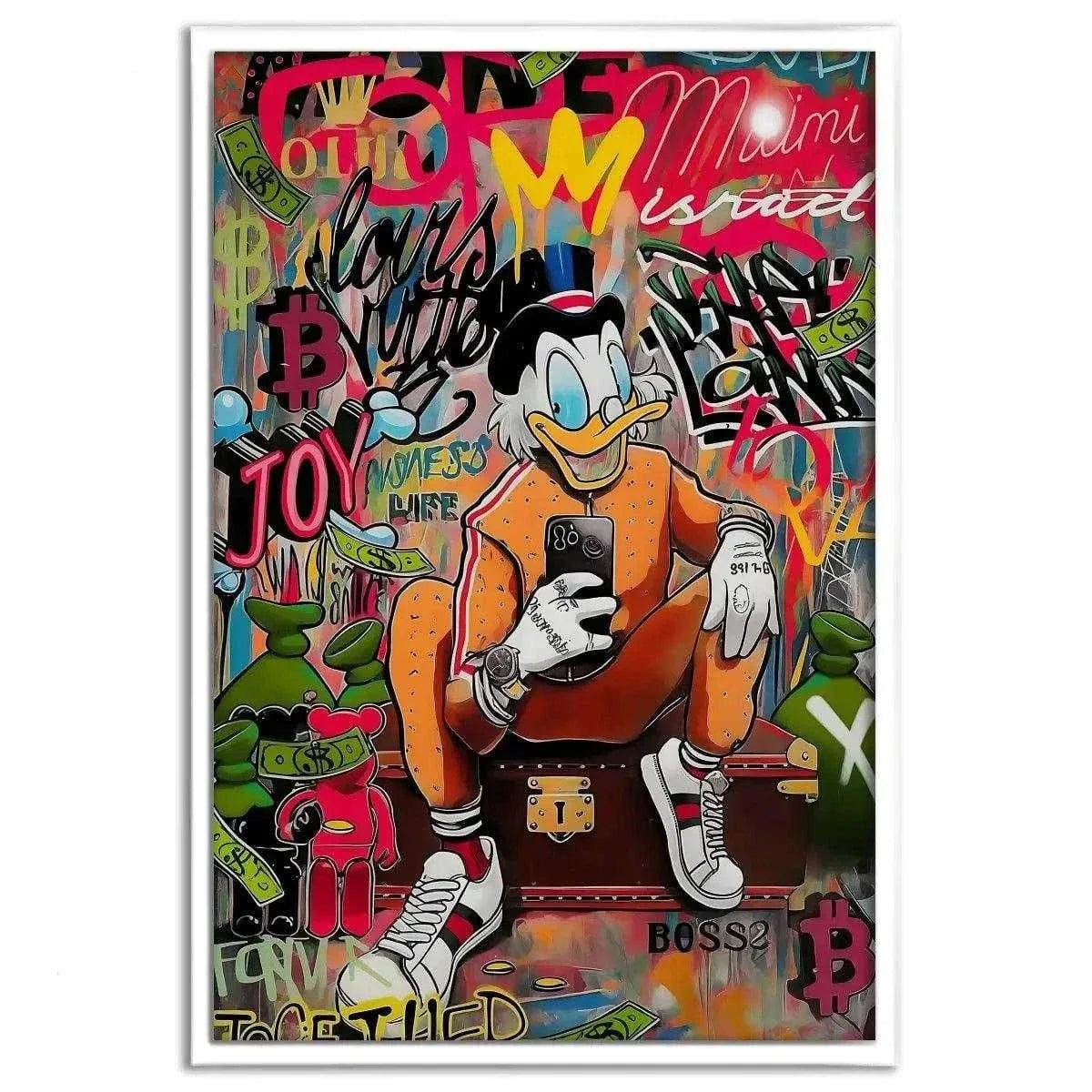 Modern Dagobert - Leinwandbild Pop Art