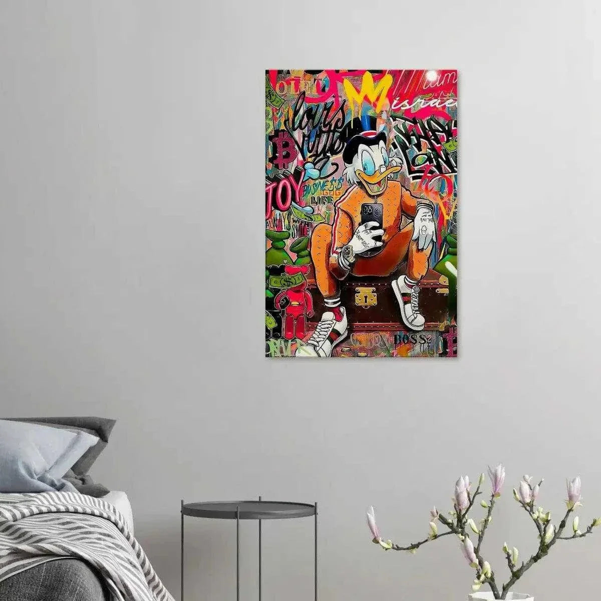 Modern Dagobert - Leinwandbild Pop Art