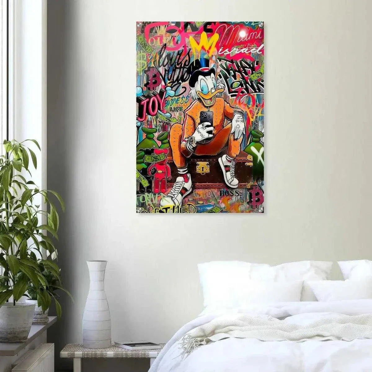 Modern Dagobert - Leinwandbild Pop Art