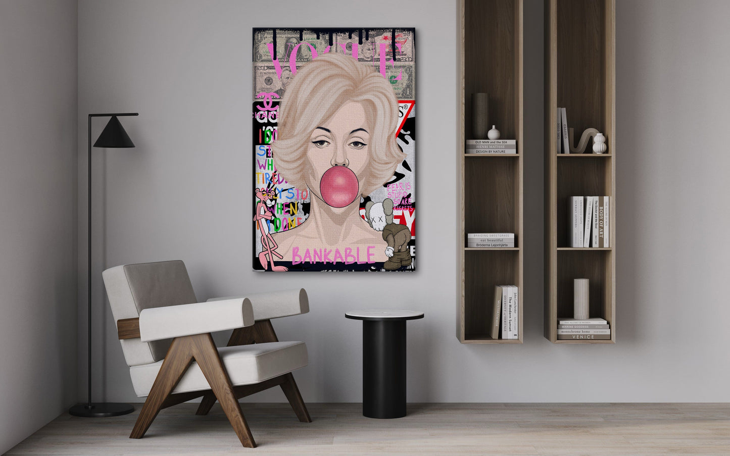 Monroe Marilyn - Leinwandbild Pop Art