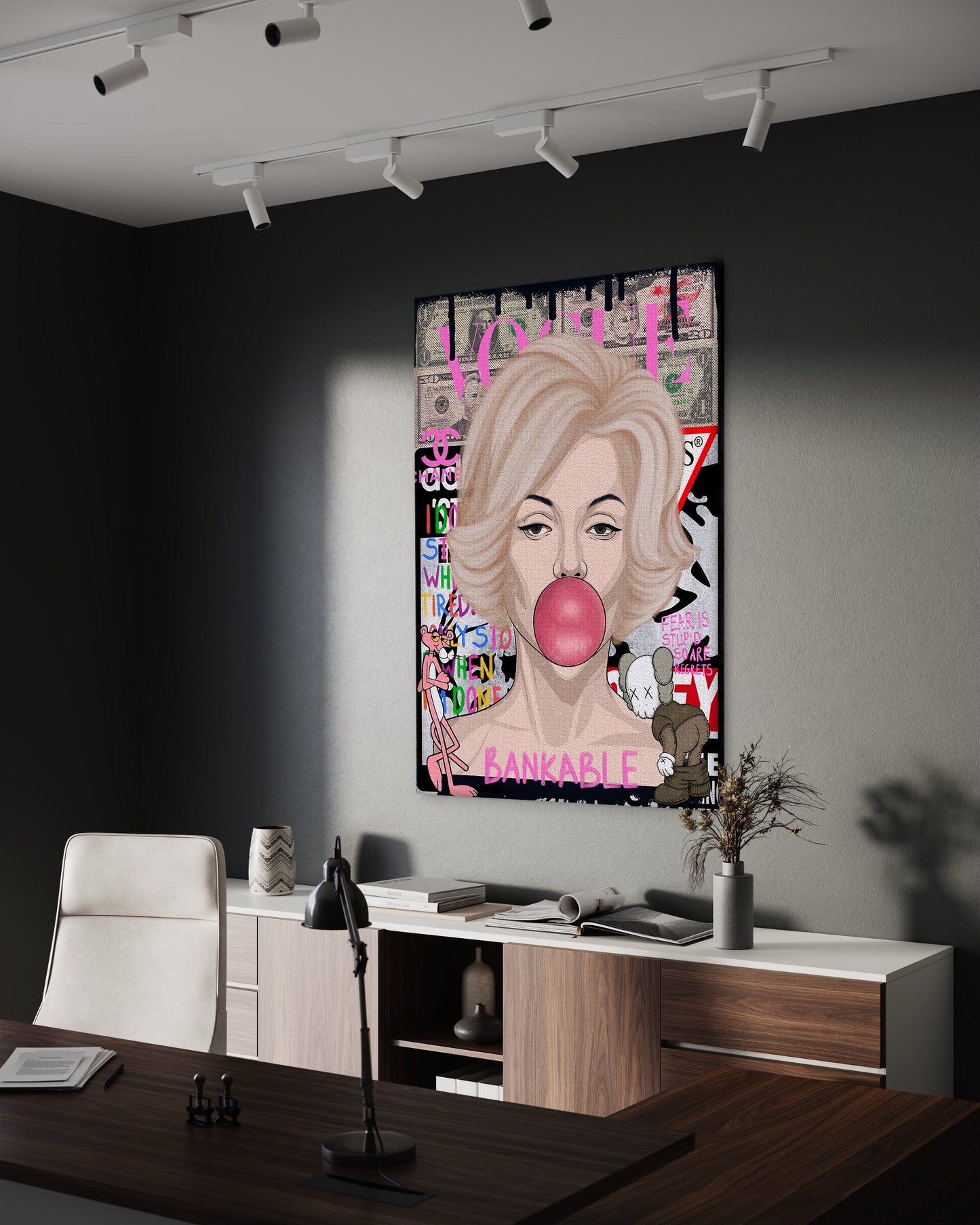 Monroe Marilyn - Leinwandbild Pop Art