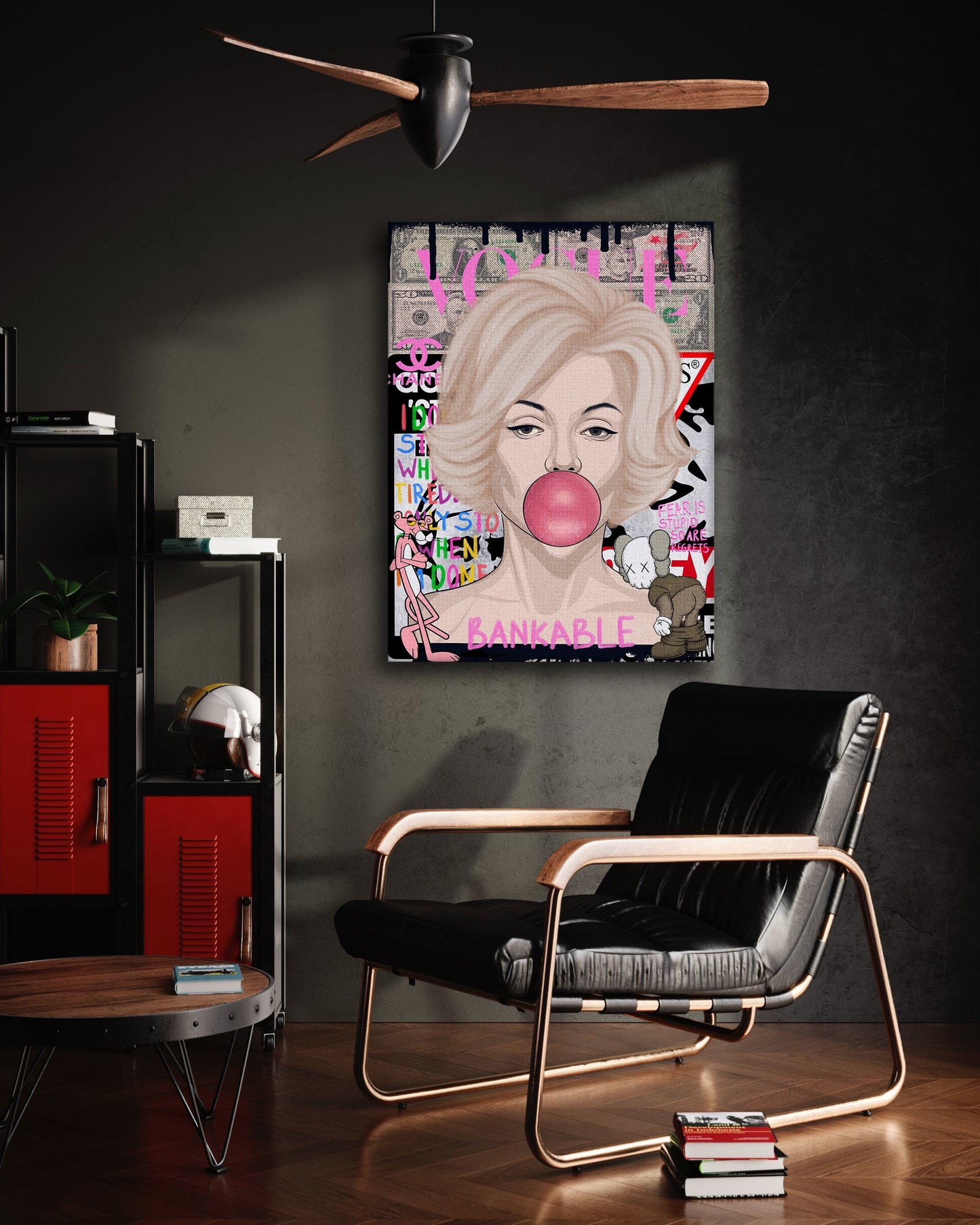 Monroe Marilyn - Leinwandbild Pop Art