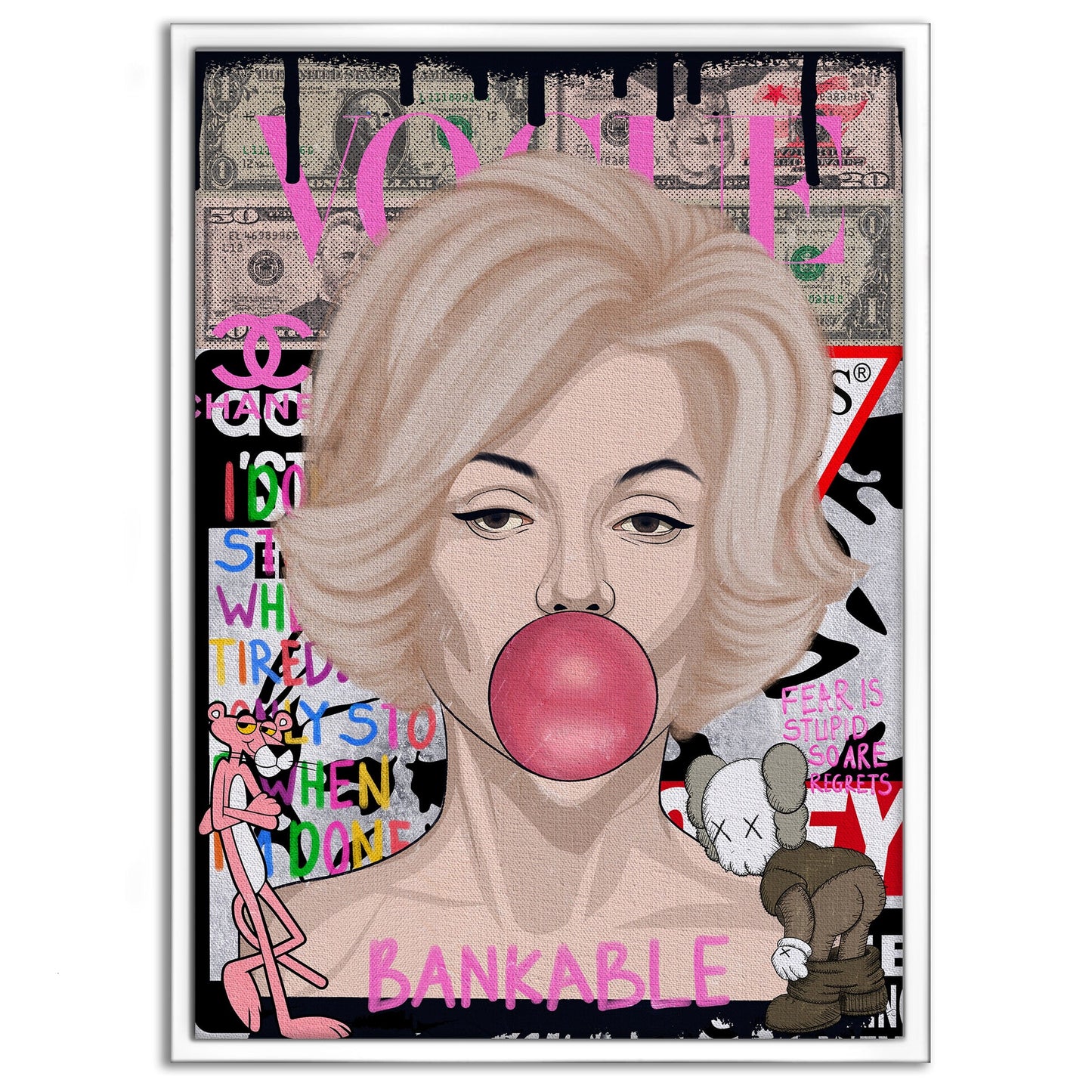 Monroe Marilyn - Leinwandbild Pop Art