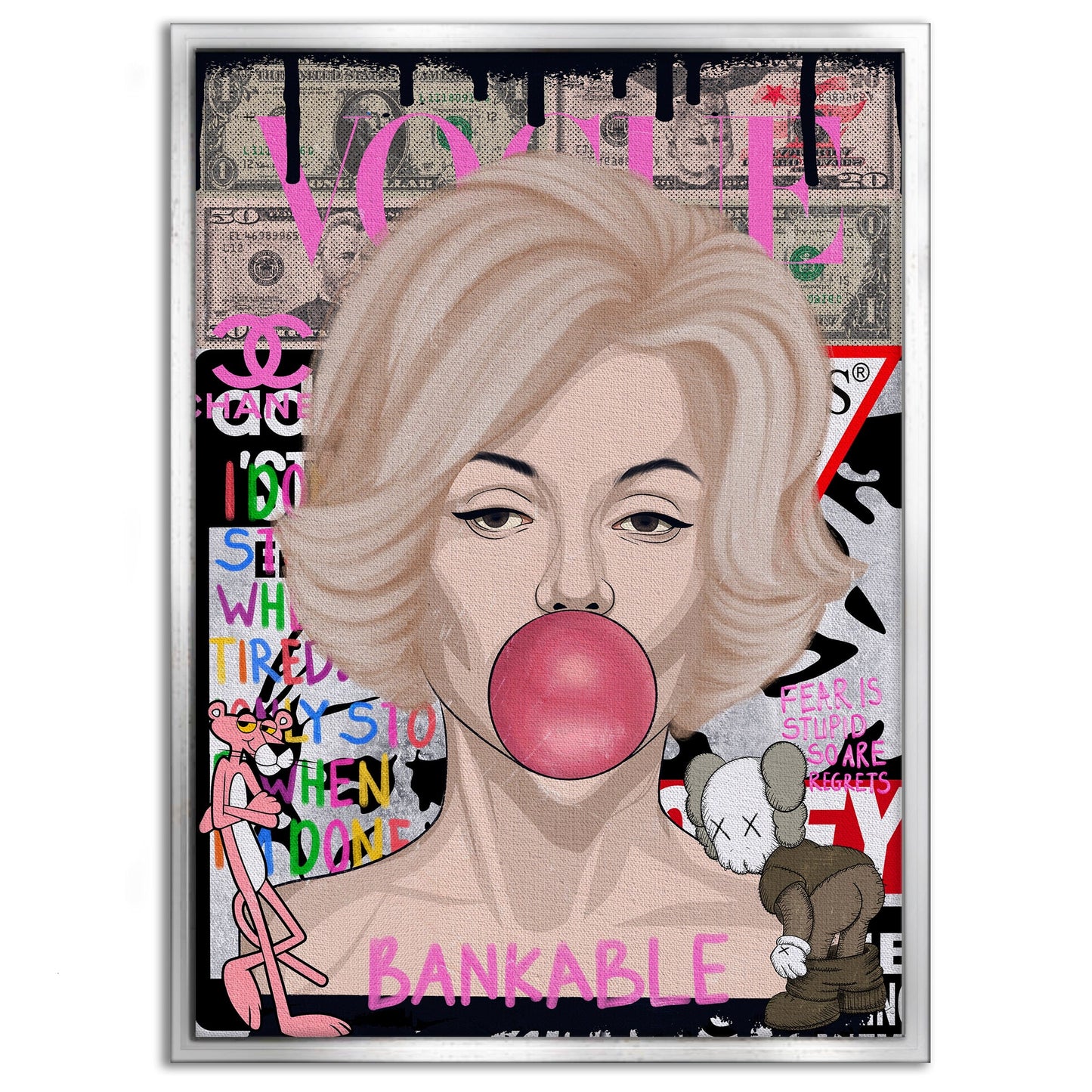 Monroe Marilyn - Leinwandbild Pop Art