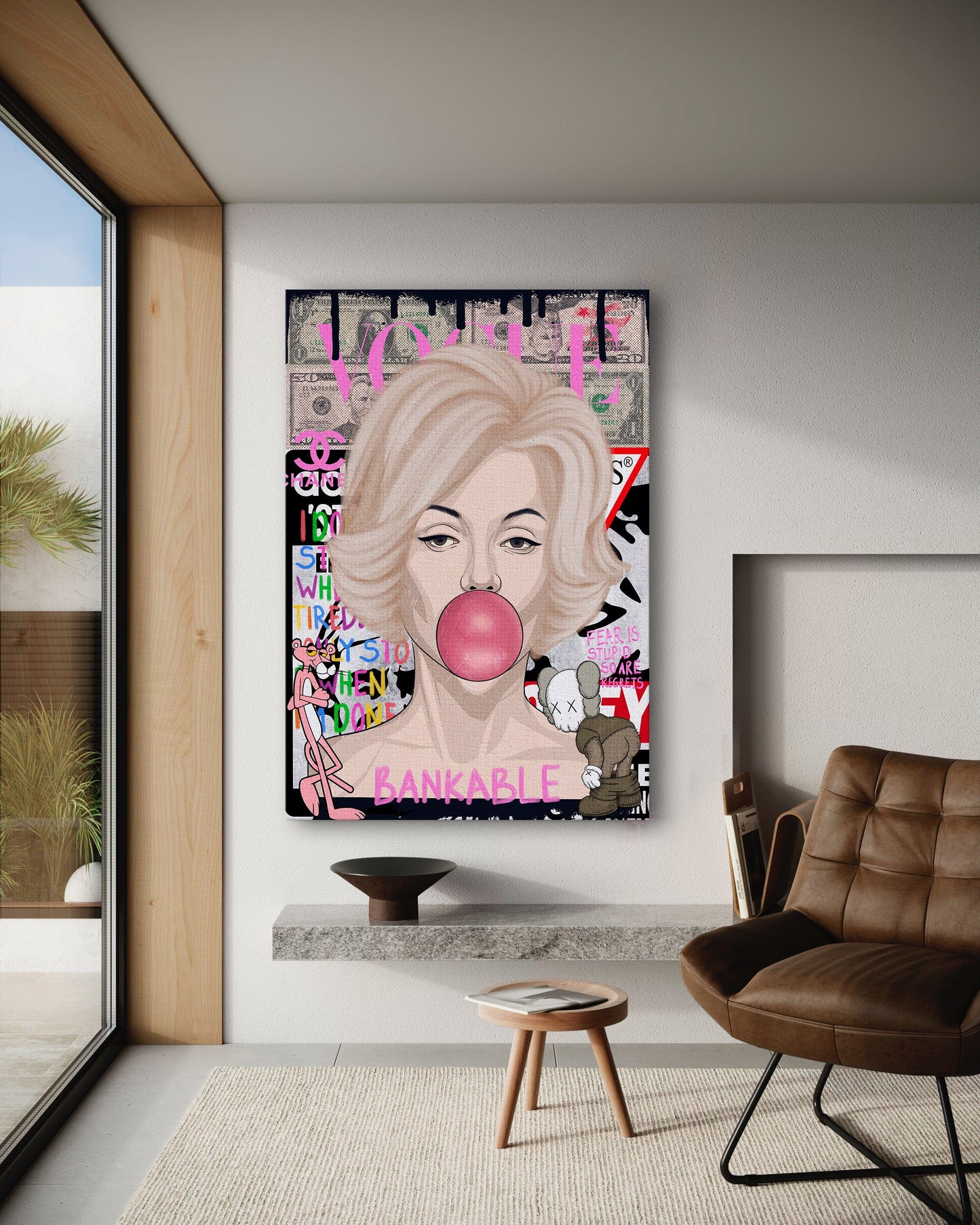 Monroe Marilyn - Leinwandbild Pop Art