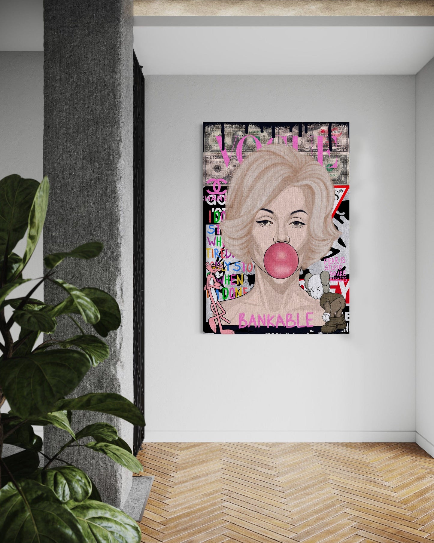 Monroe Marilyn - Leinwandbild Pop Art