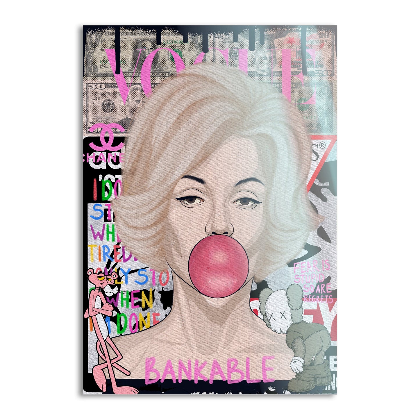Monroe Marilyn - Leinwandbild Pop Art