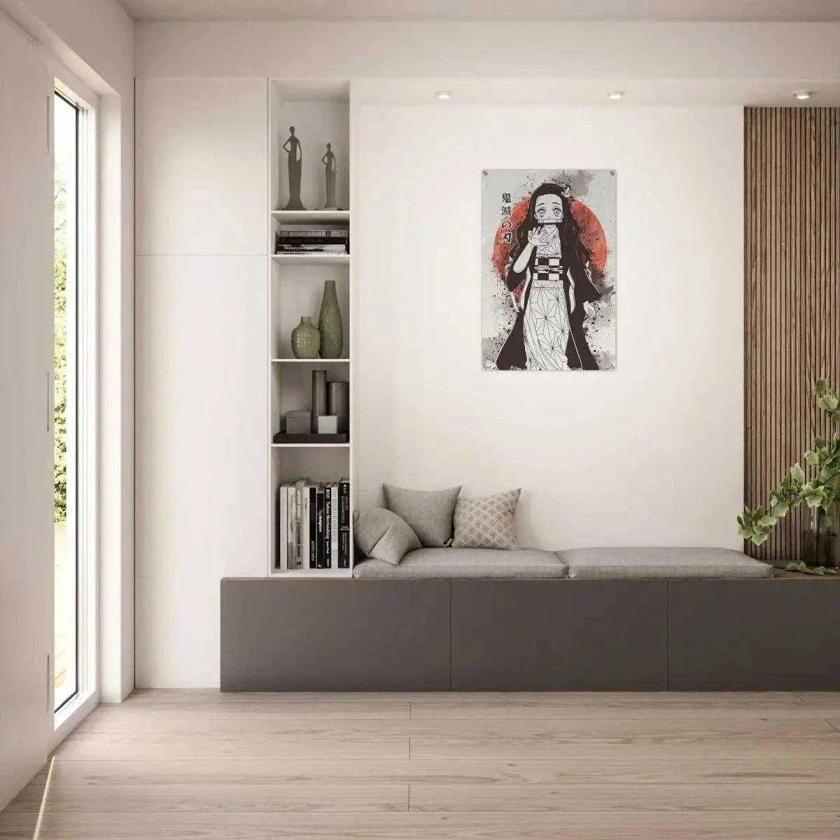 Nezuko Vintage - Demon Slayer - Anime Leinwandbild
