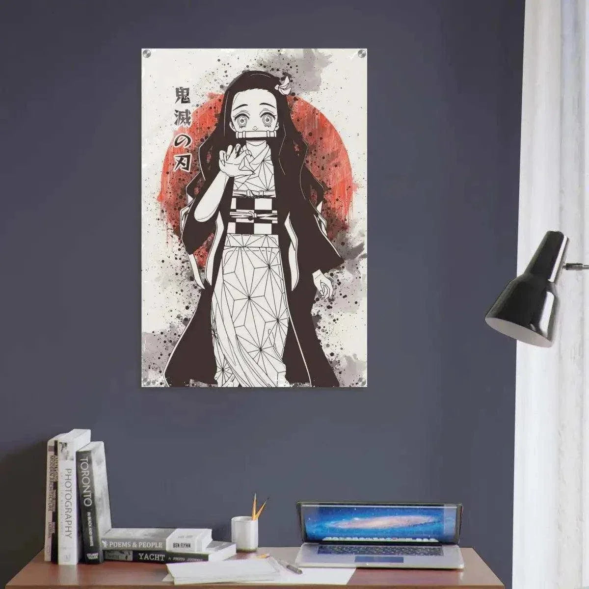 Nezuko Vintage - Demon Slayer - Anime Leinwandbild