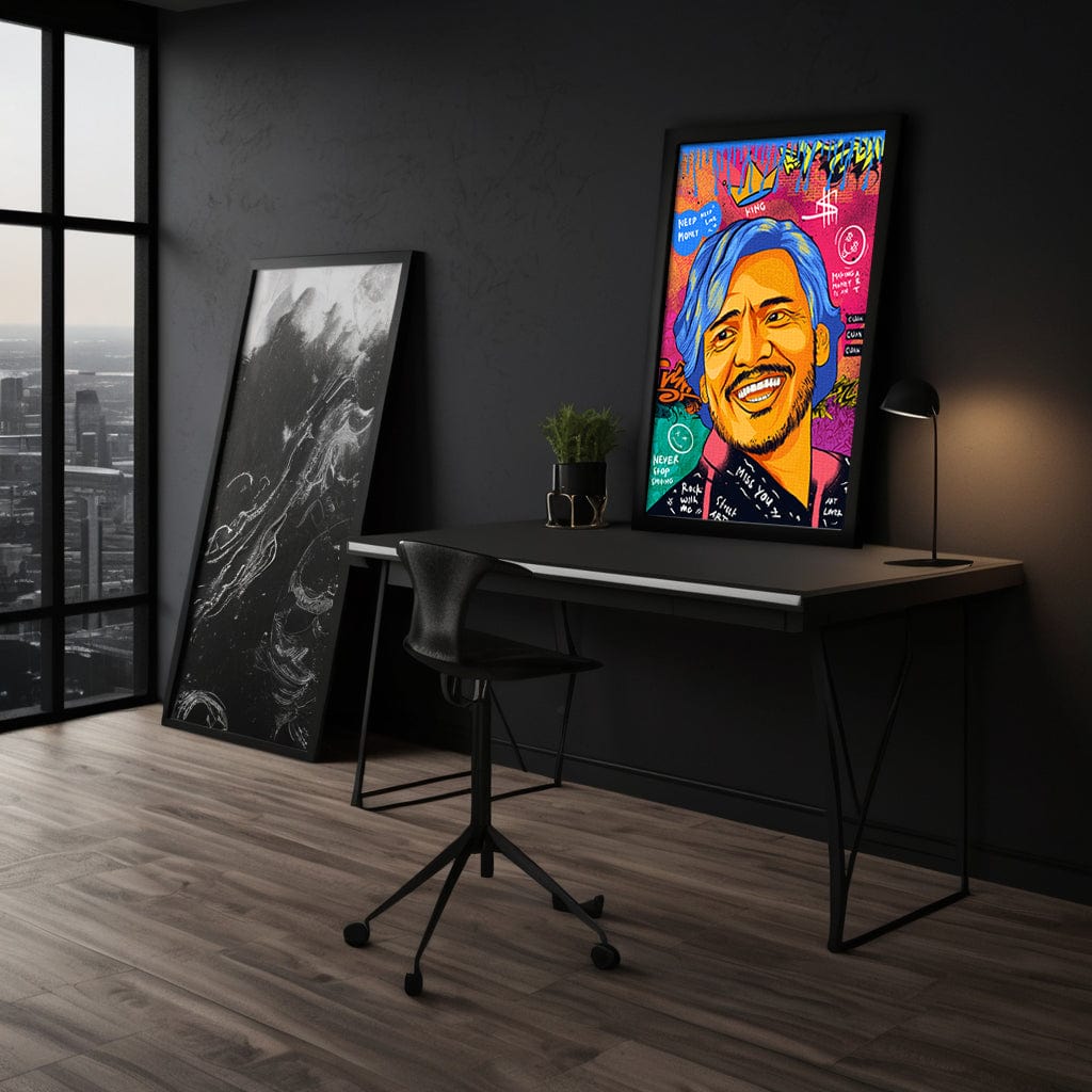 Nicolas Pedro A - Leinwandbild Pop Art