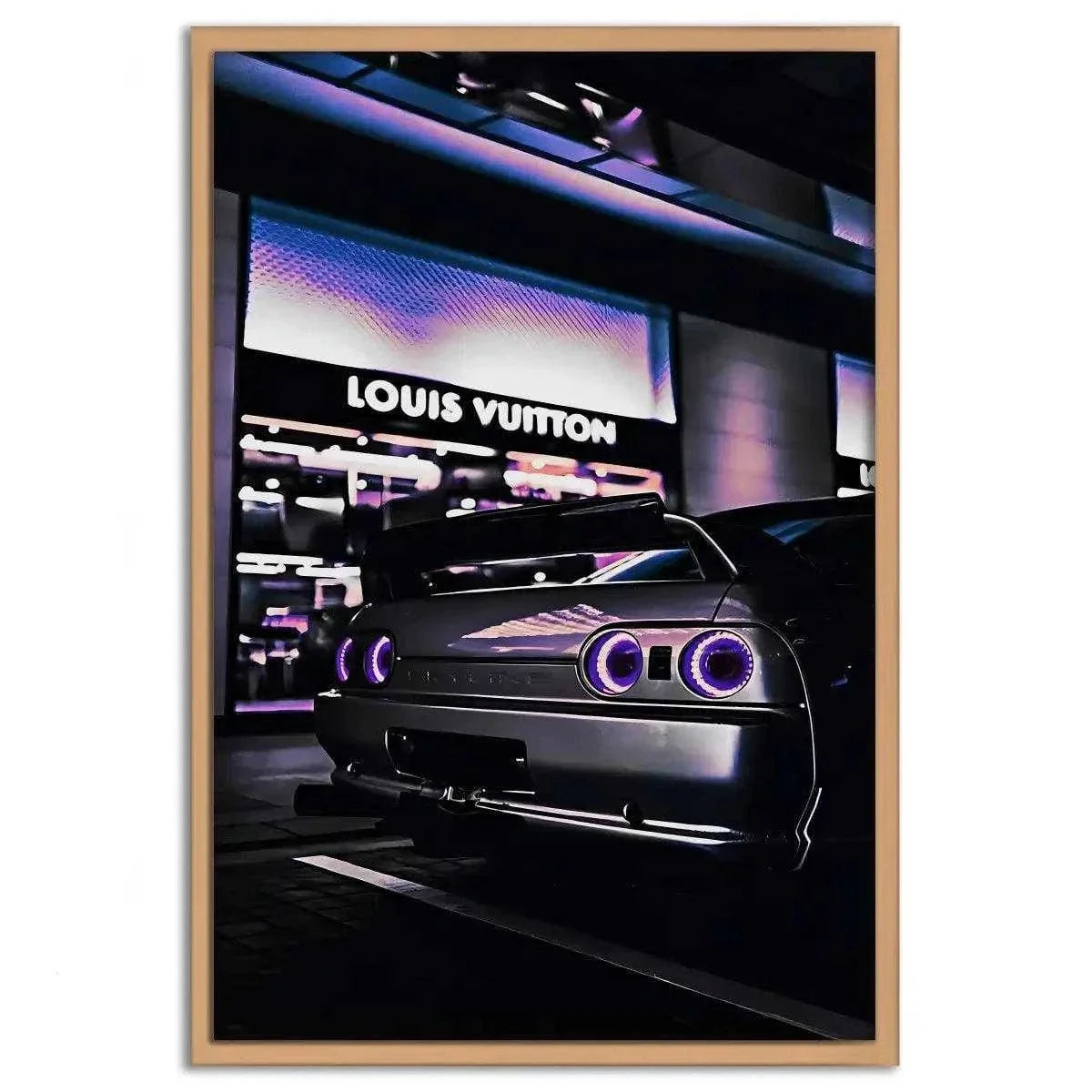 Nissan Skyline - Auto Leinwandbild