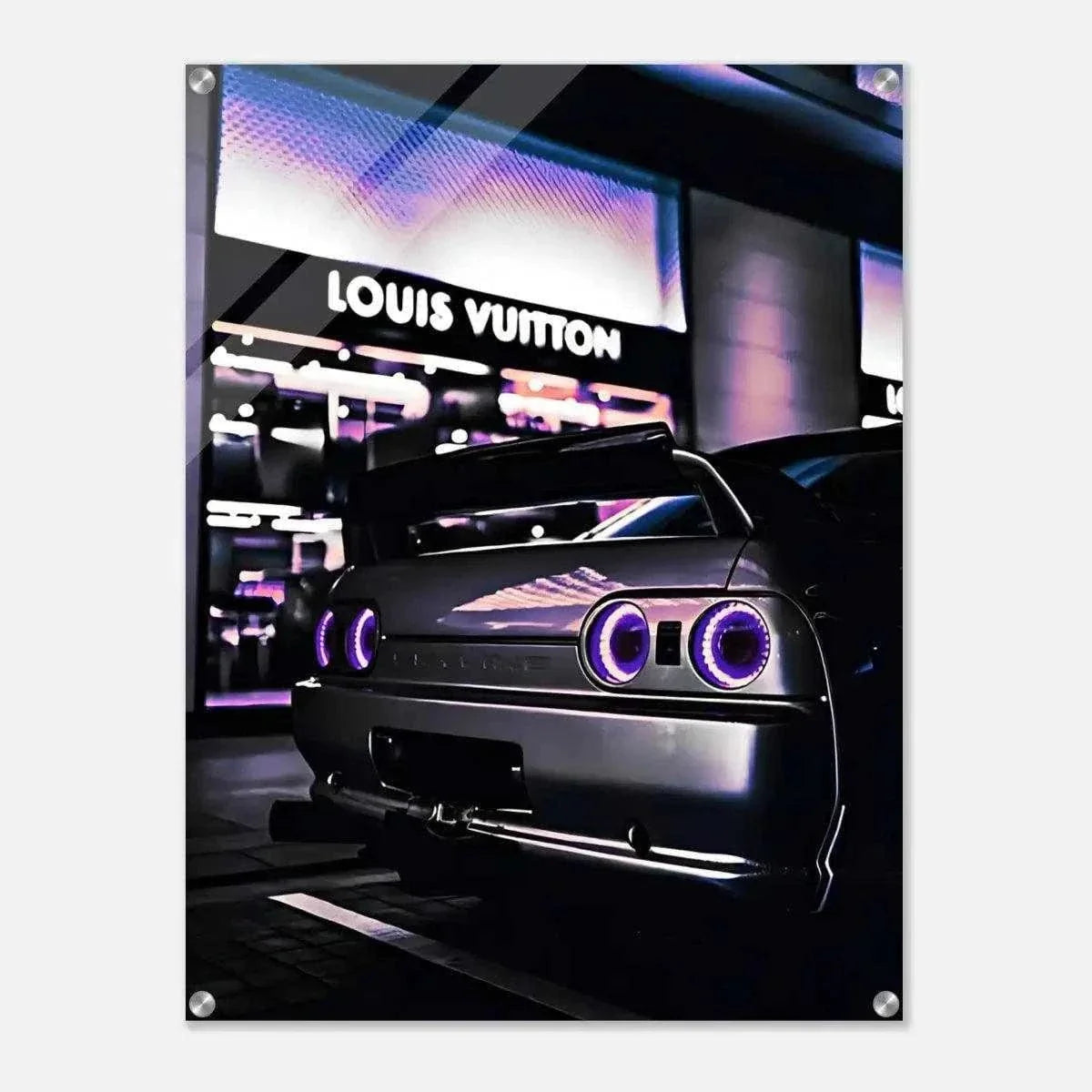Nissan Skyline - Auto Leinwandbild