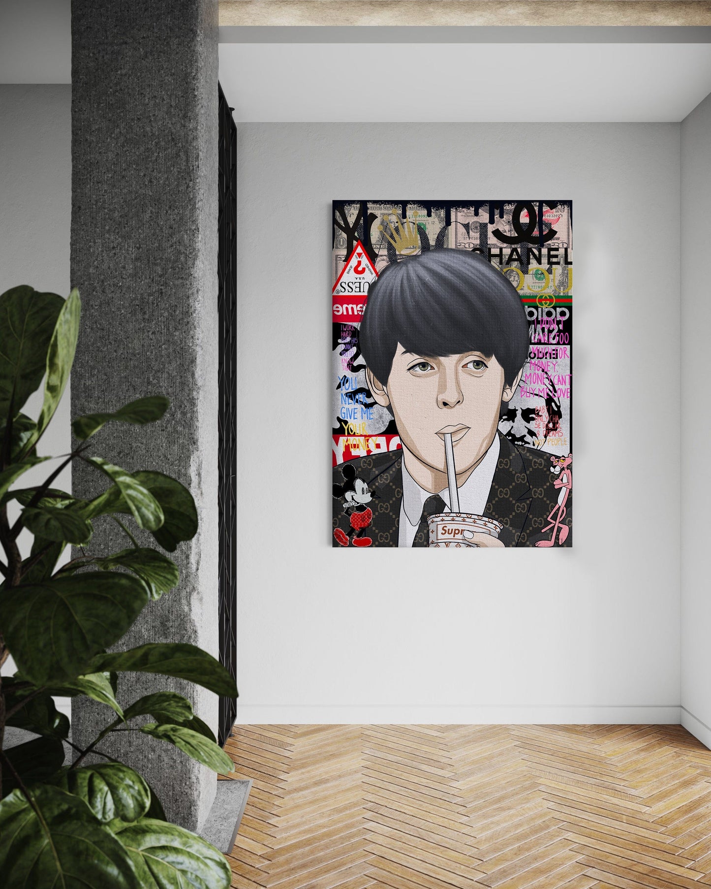 Paul McCartney - Leinwandbild Pop Art