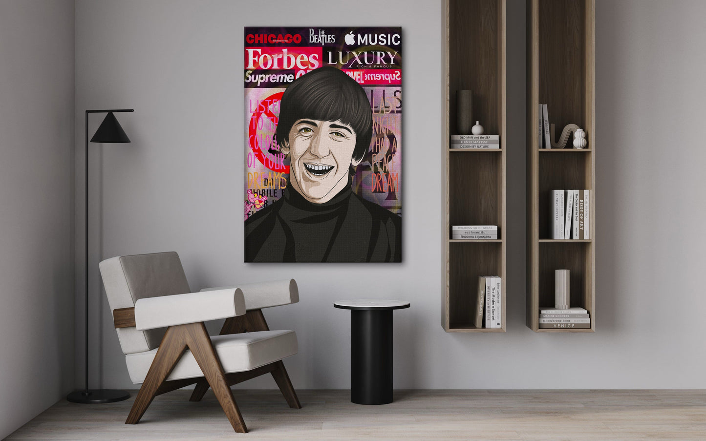 Ringo Starr - Leinwandbild Pop Art