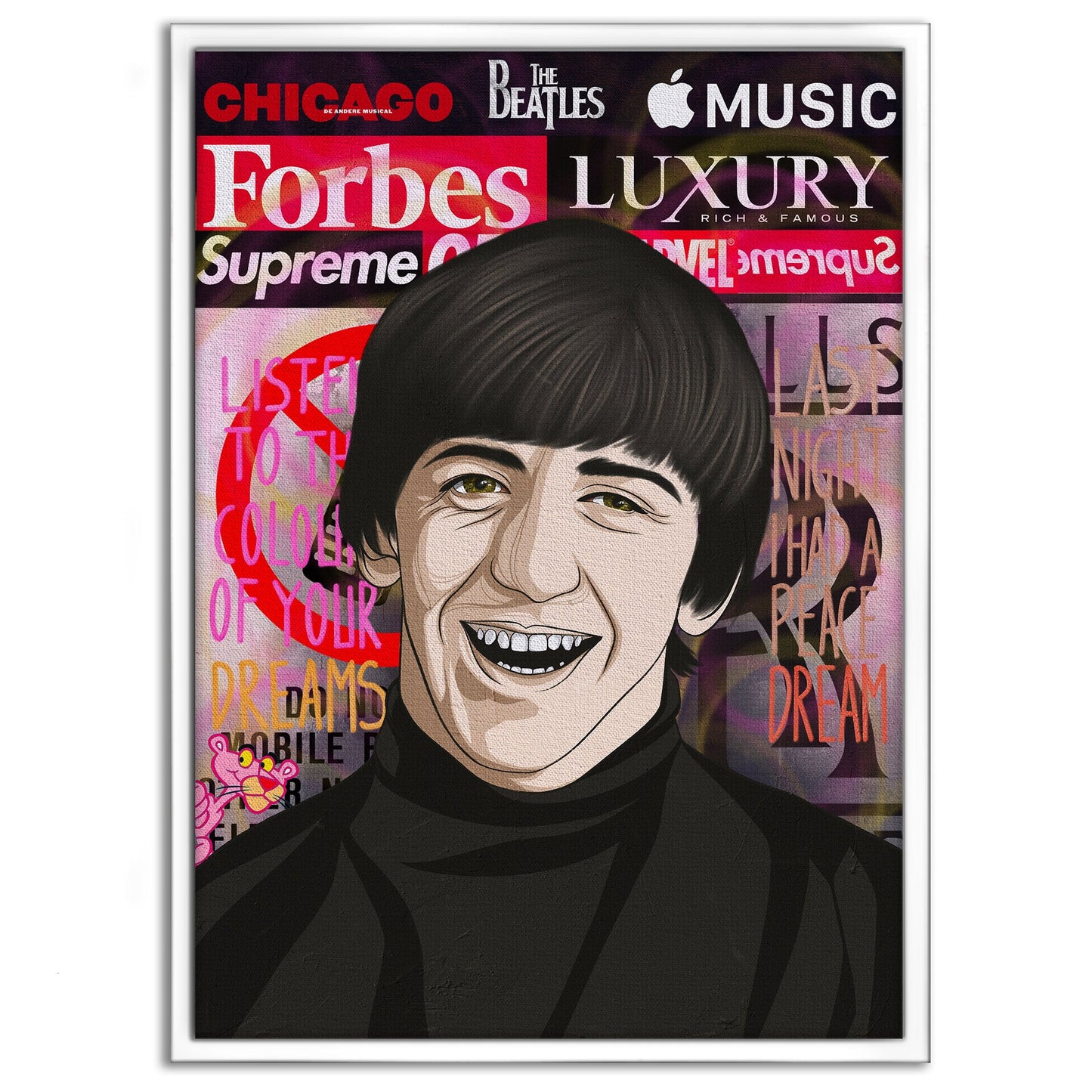 Ringo Starr - Leinwandbild Pop Art