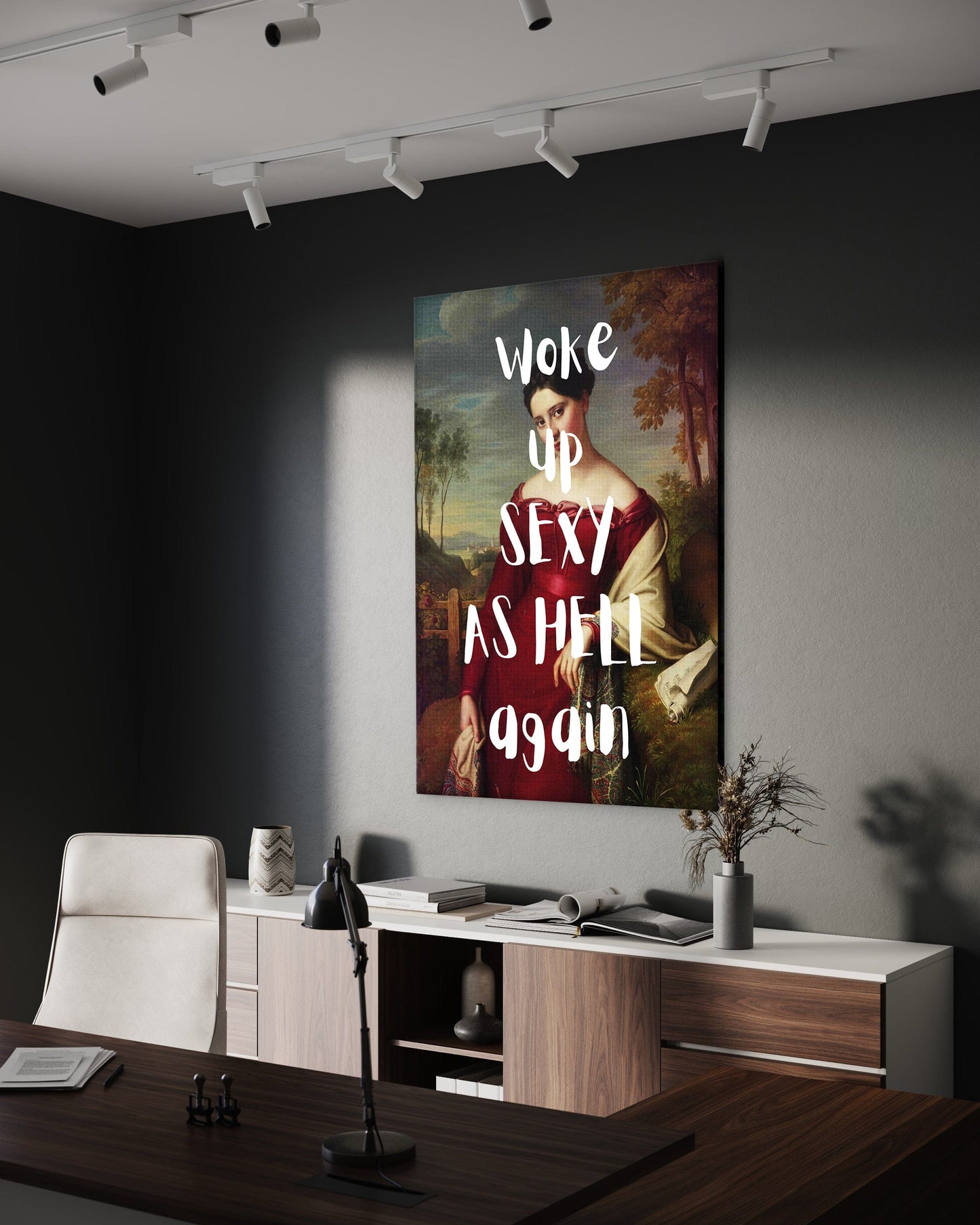 Sexy as hell - Leinwandbild Quotes