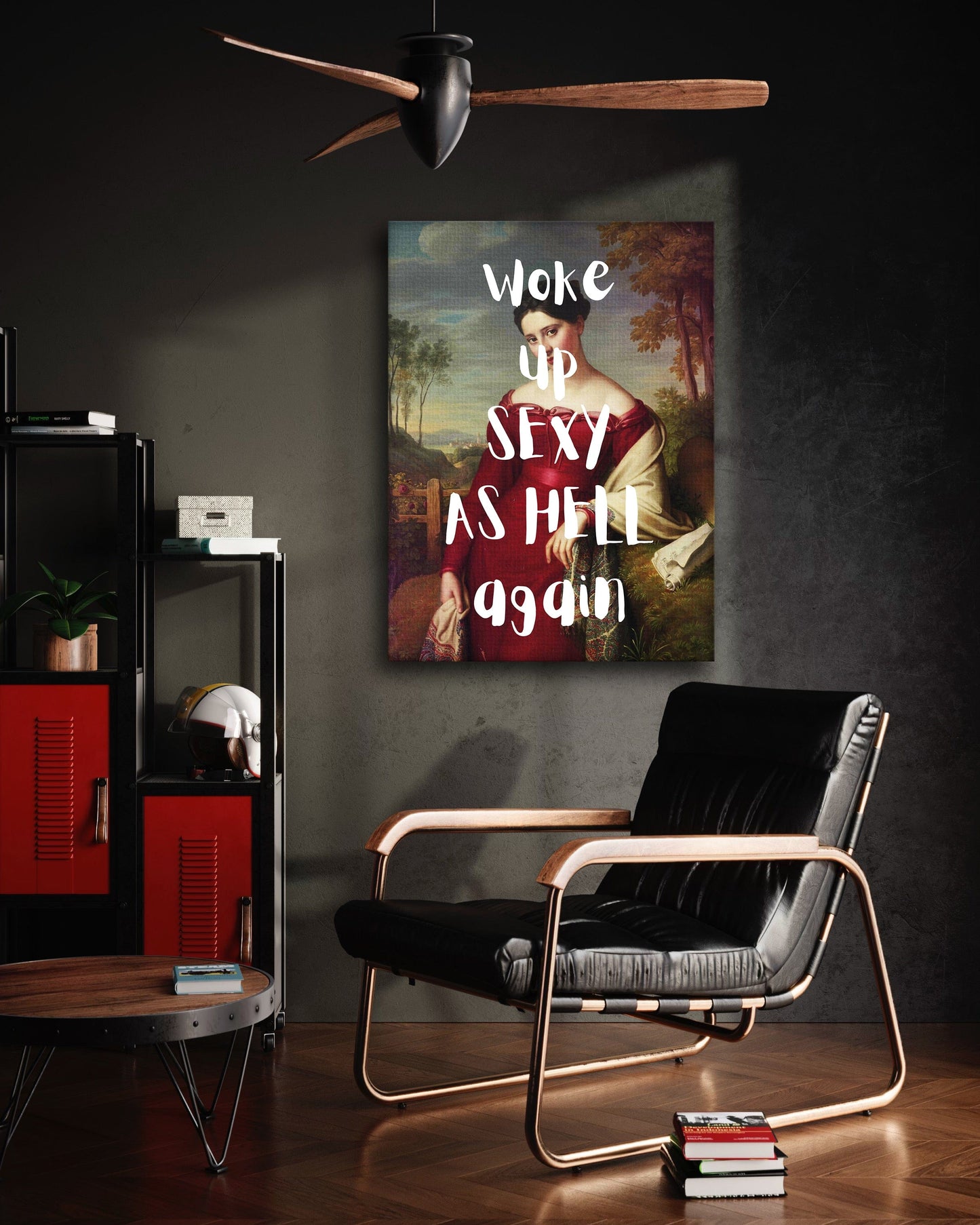 Sexy as hell - Leinwandbild Quotes