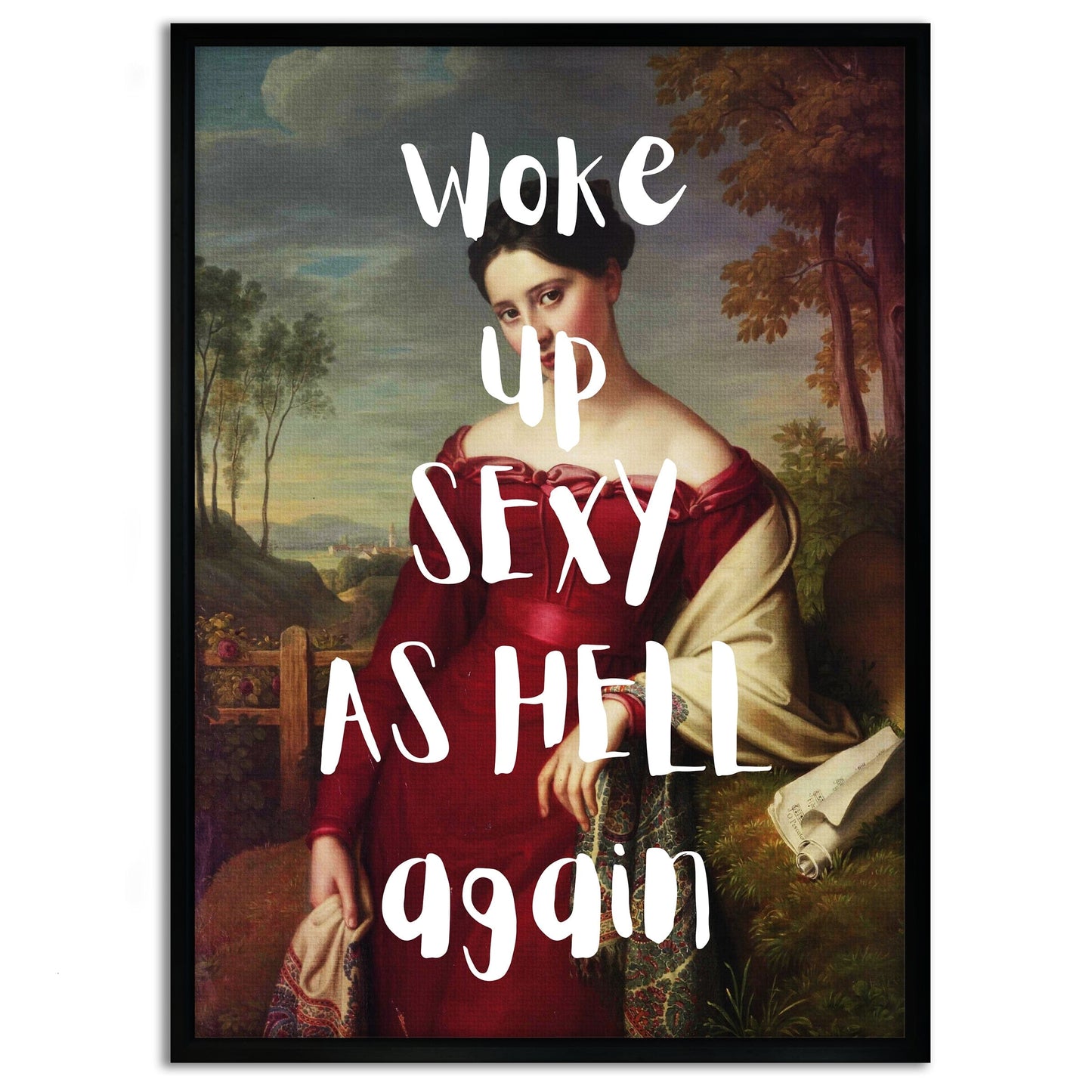 Sexy as hell - Leinwandbild Quotes