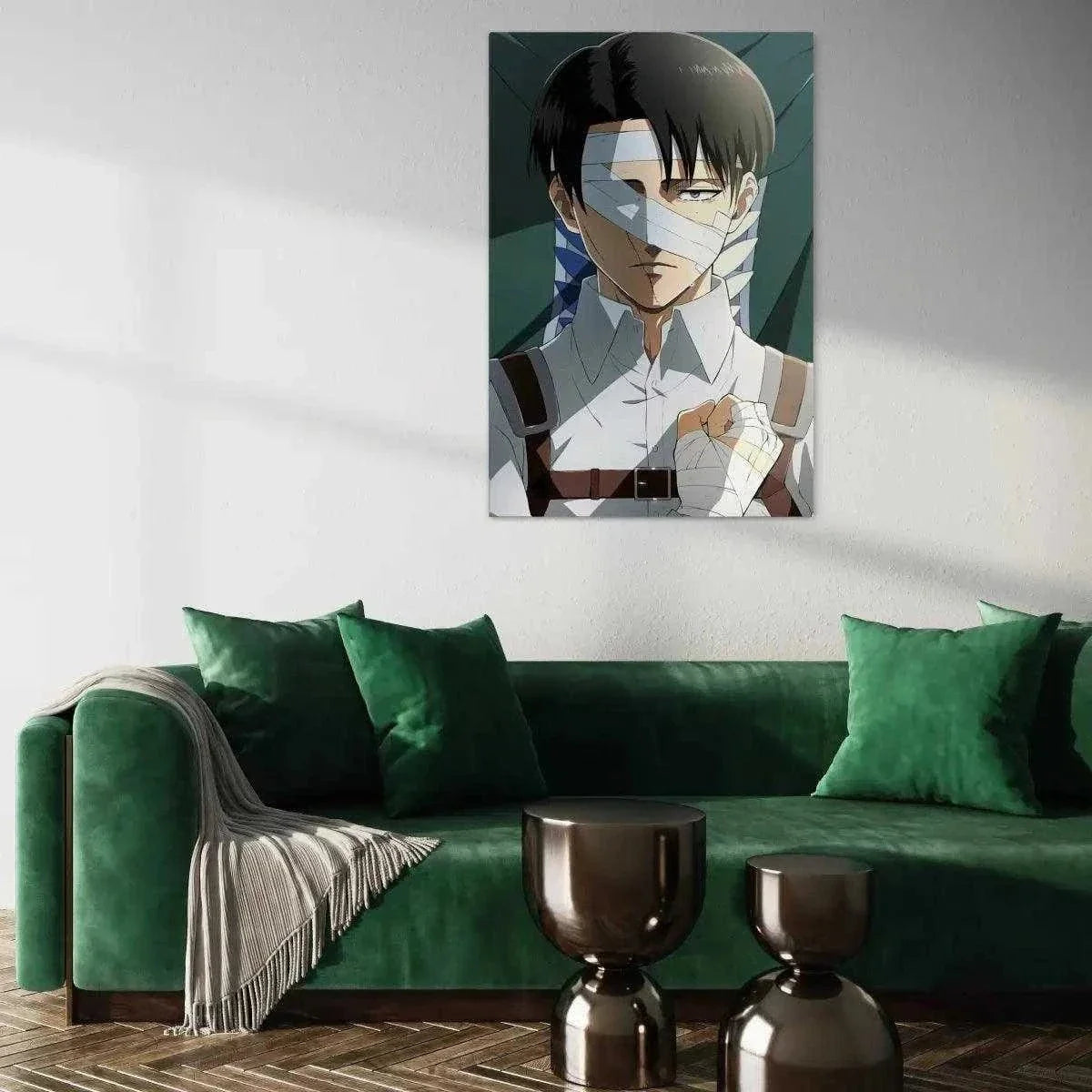 Shinzou o sasageyo - Attack on Titan - Anime Leinwandbild