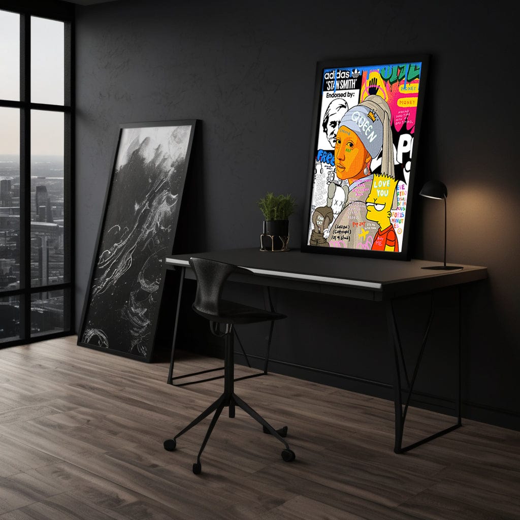 Showtime Pearl - Leinwandbild Pop Art