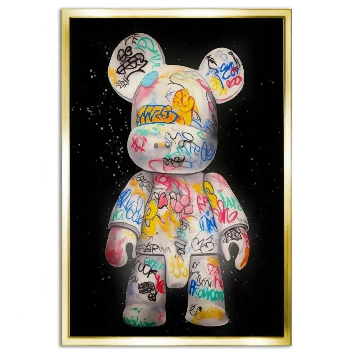Signature Bear - Leinwandbild Luxuriös