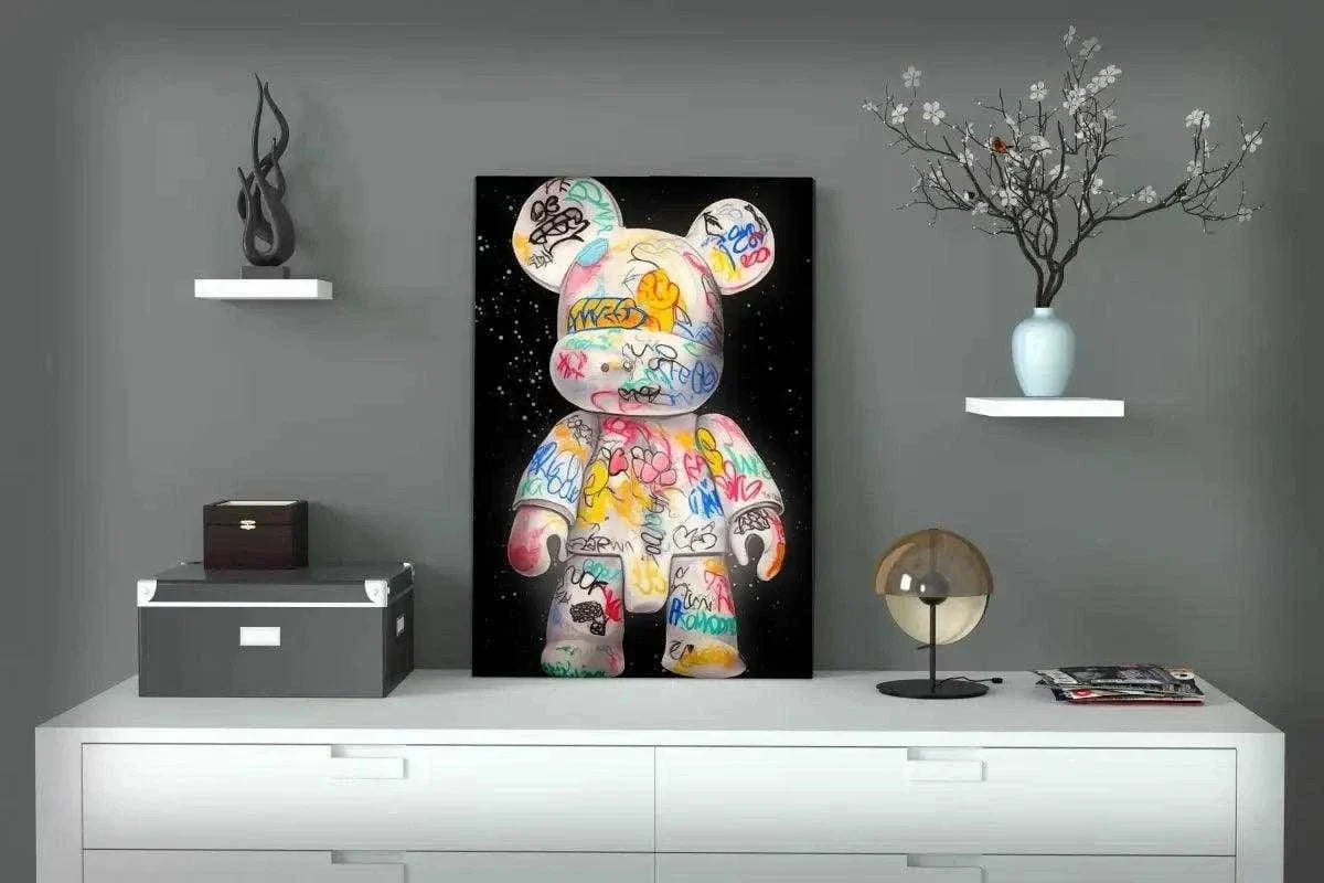 Signature Bear - Leinwandbild Luxuriös