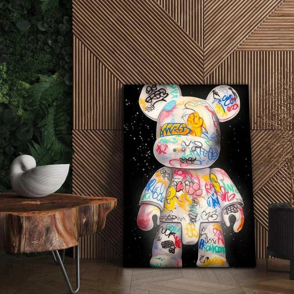 Signature Bear - Leinwandbild Luxuriös