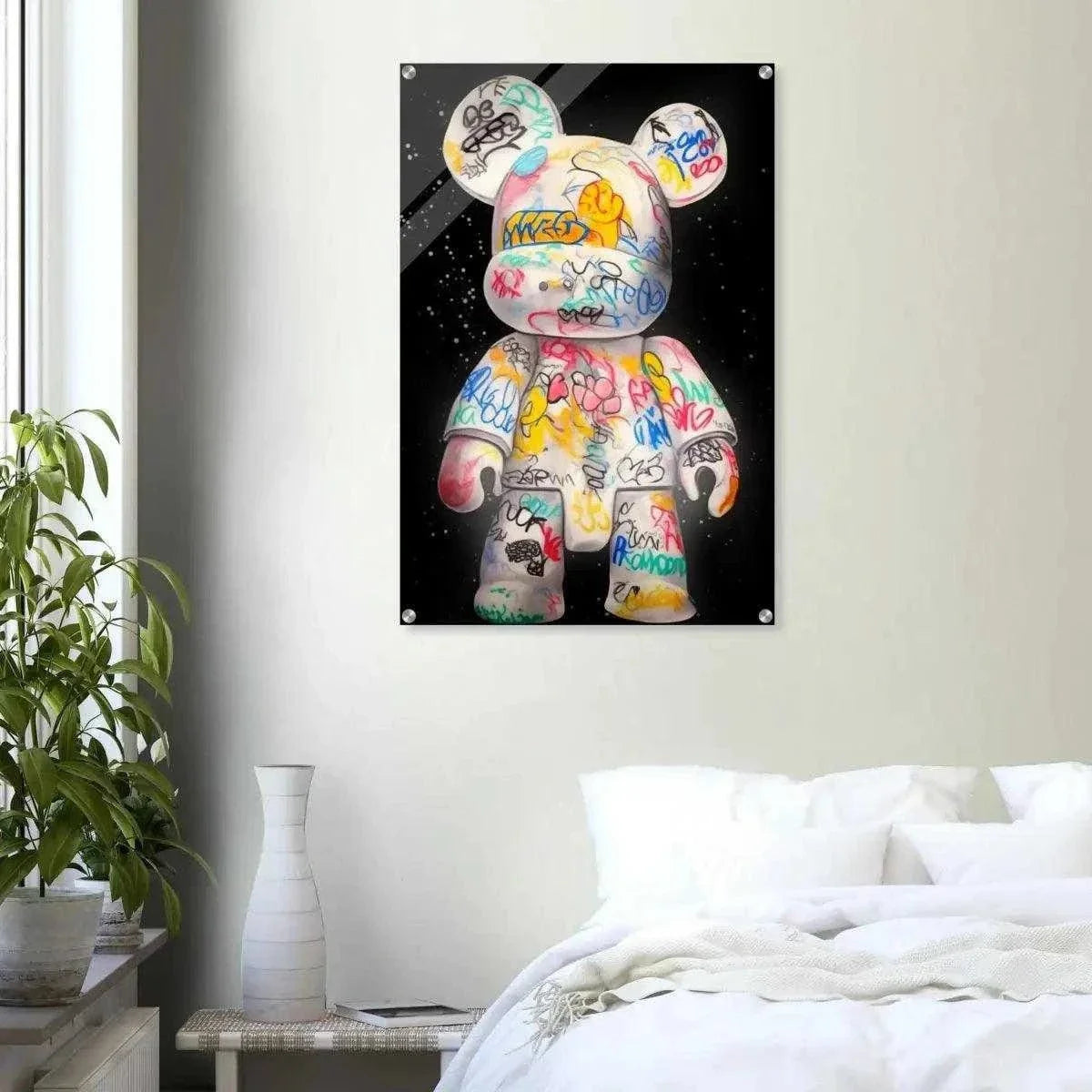 Signature Bear - Leinwandbild Luxuriös