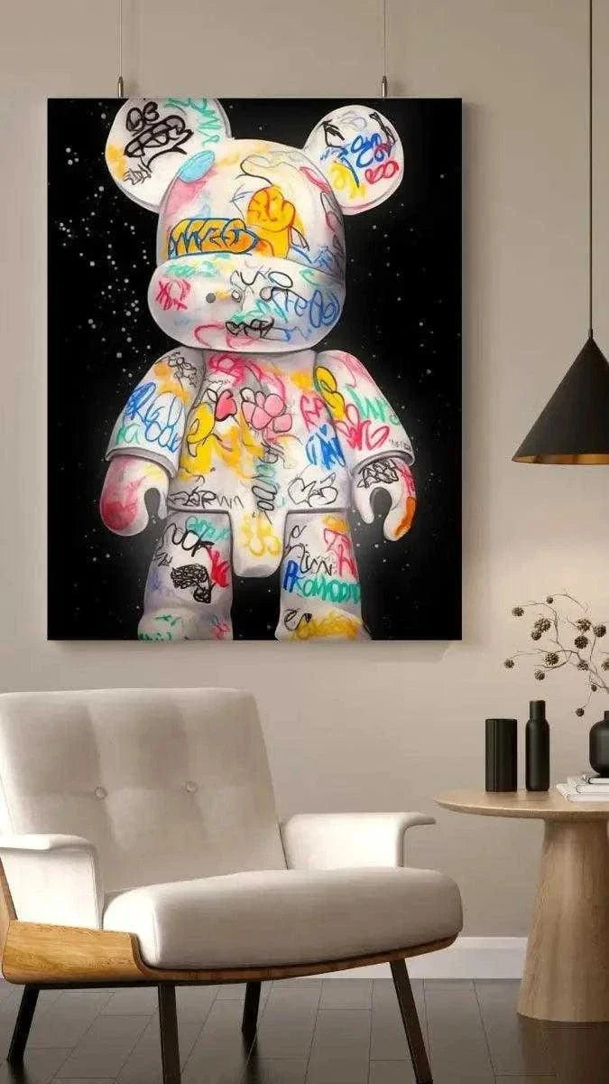 Signature Bear - Leinwandbild Luxuriös