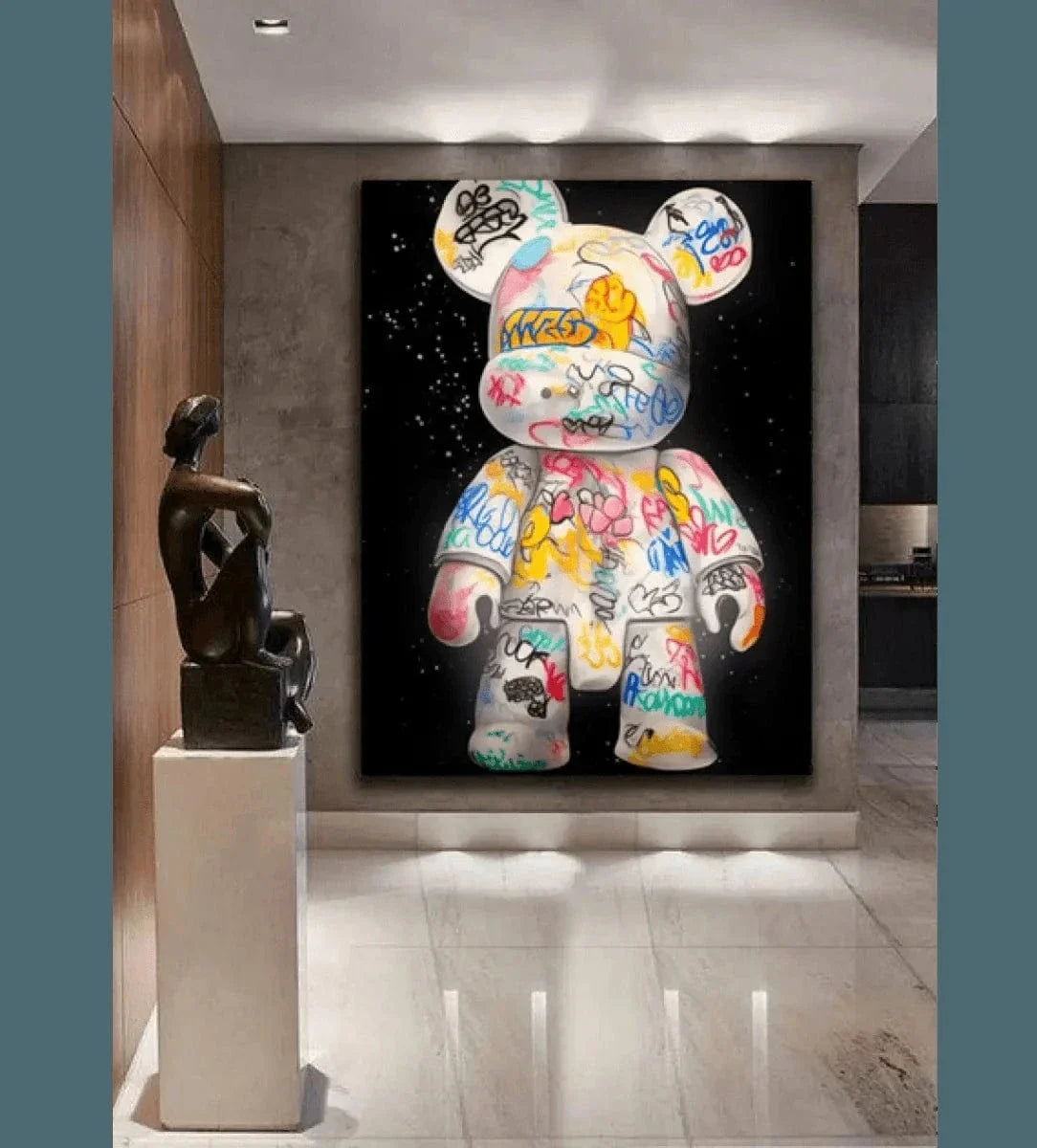 Signature Bear - Leinwandbild Luxuriös