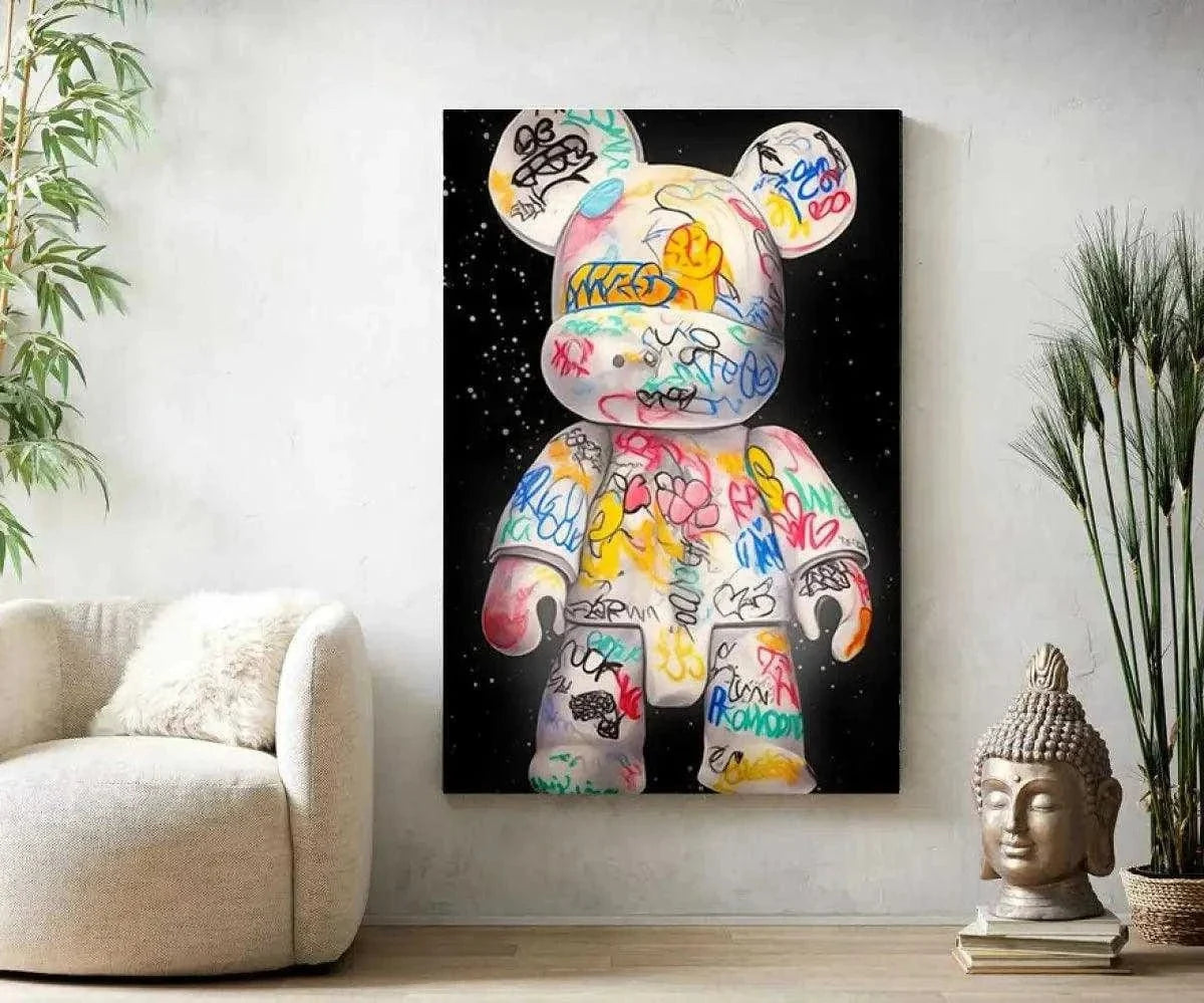 Signature Bear - Leinwandbild Luxuriös