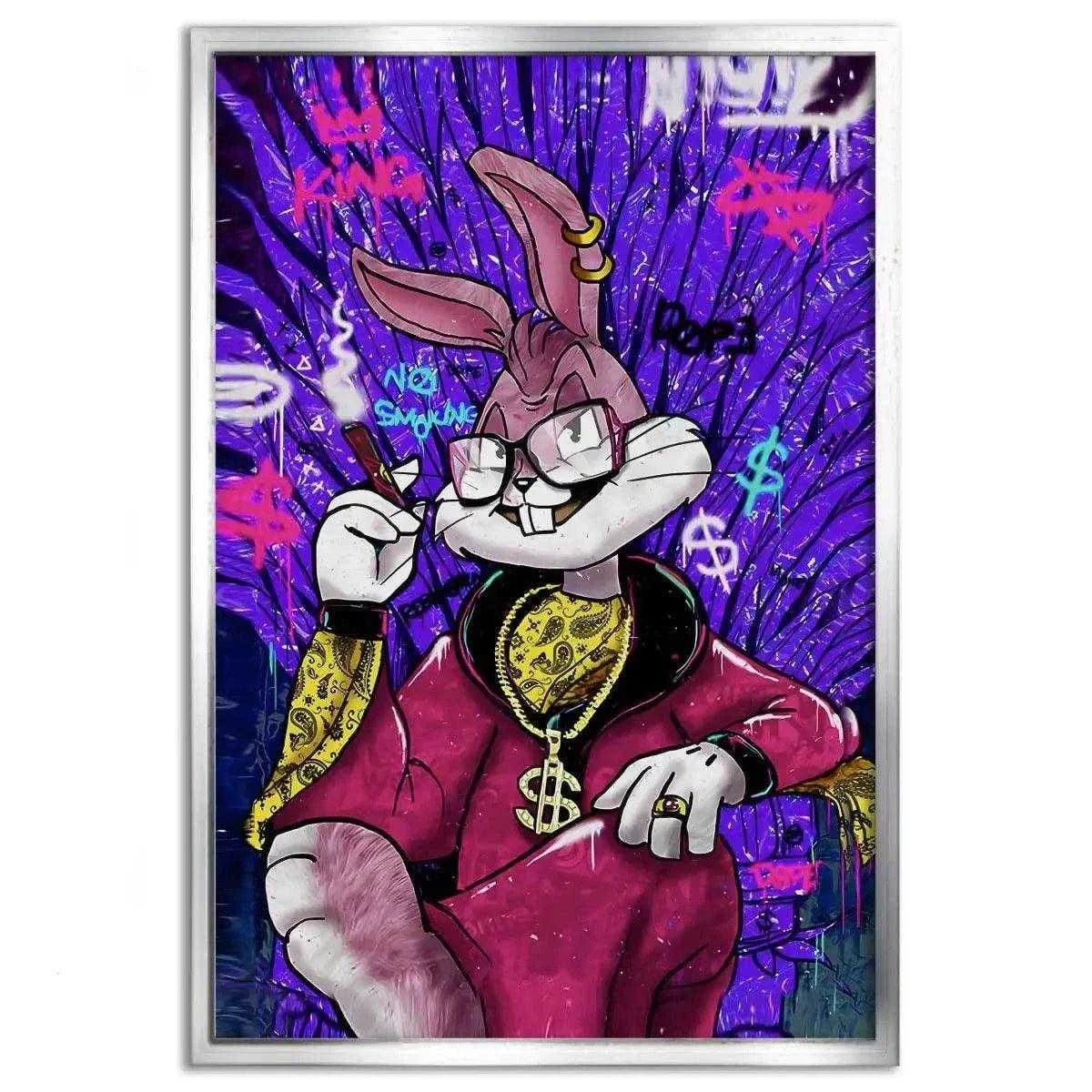 Smoking Bugs - Leinwandbild Pop Art