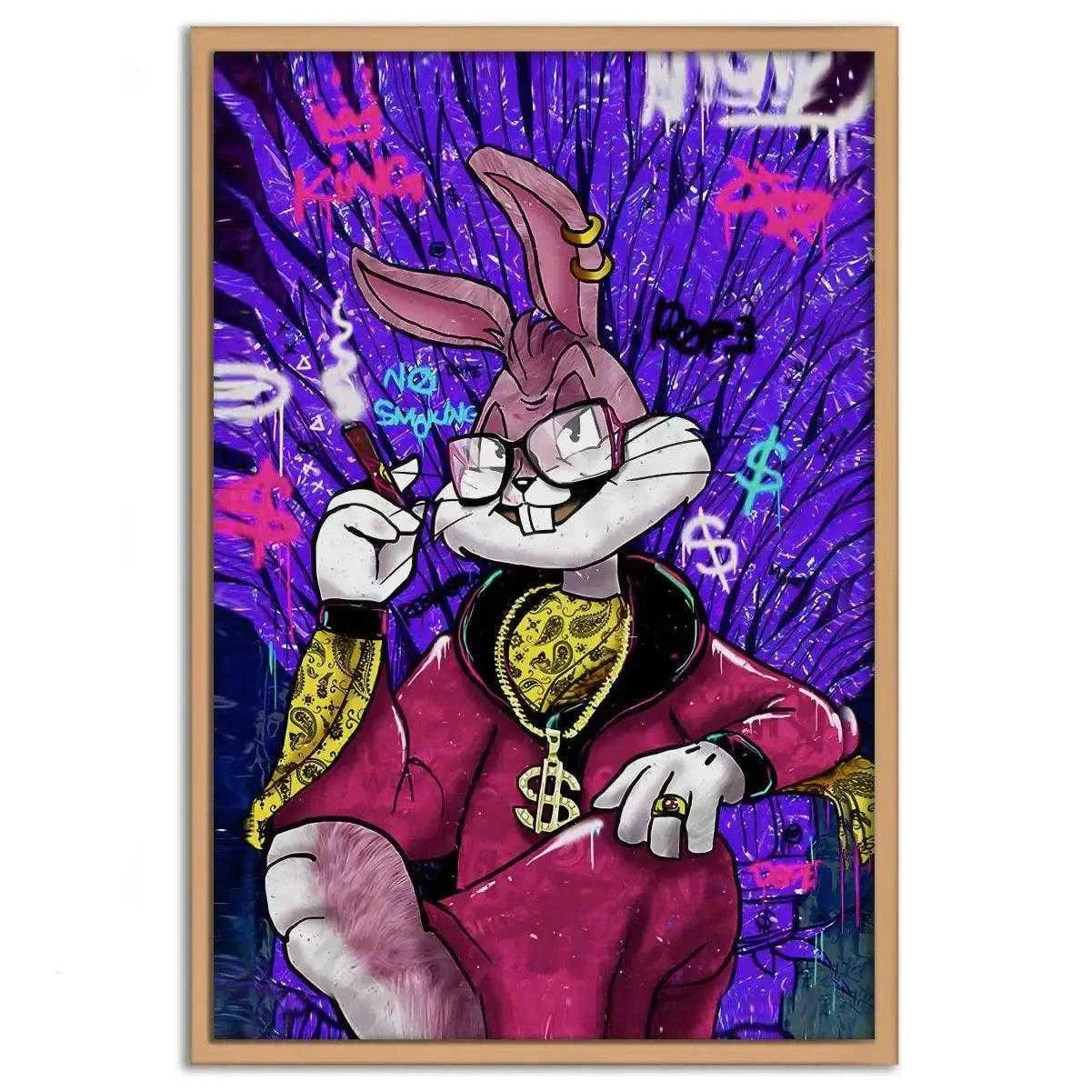 Smoking Bugs - Leinwandbild Pop Art