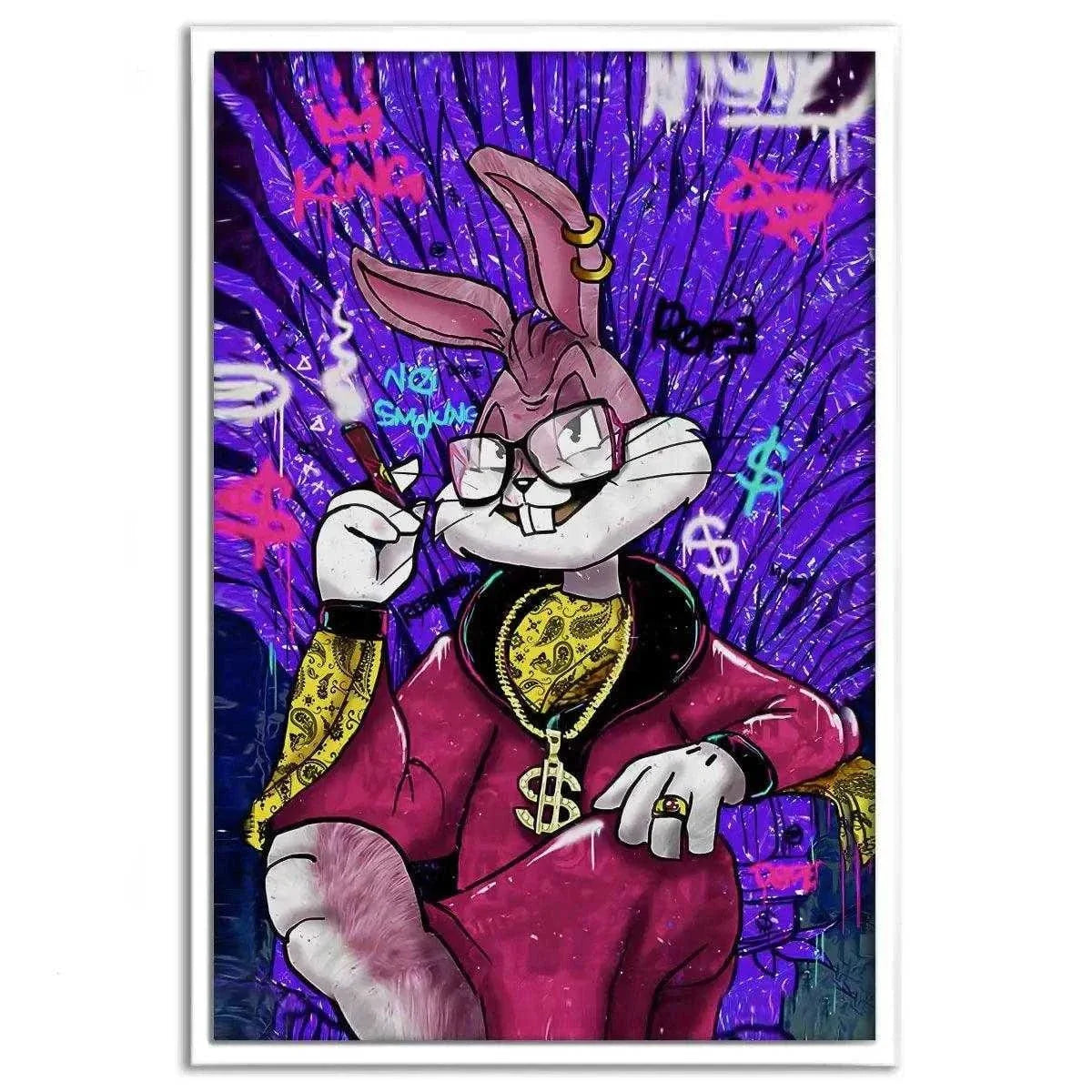 Smoking Bugs - Leinwandbild Pop Art